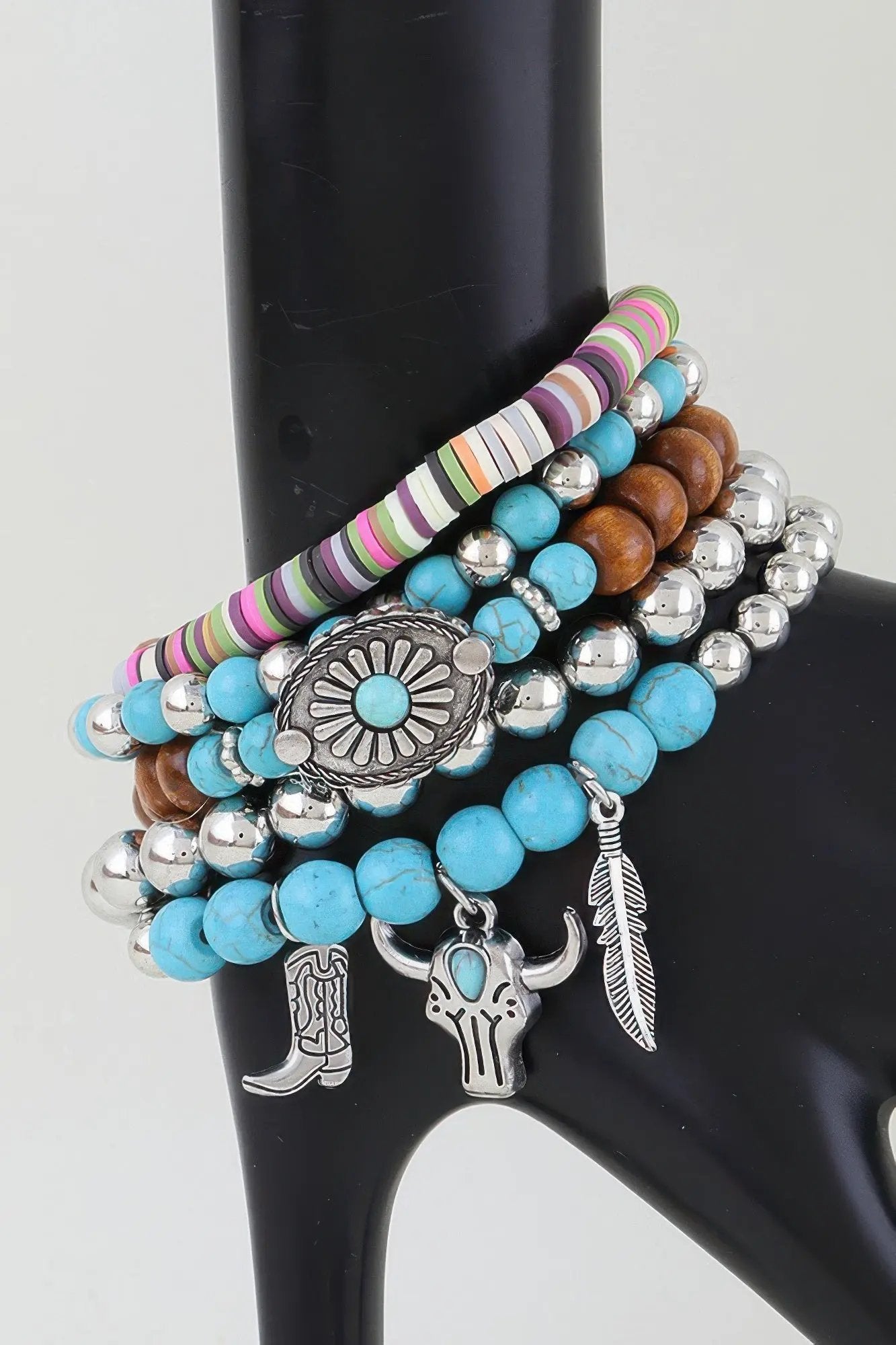 Women's Multi Antique Wild West Beaded Bracelet BYMANYC ® New York CONTEMPORARY VIBRANT MODERN JEWELRY - New Collection by BYMANYC New York