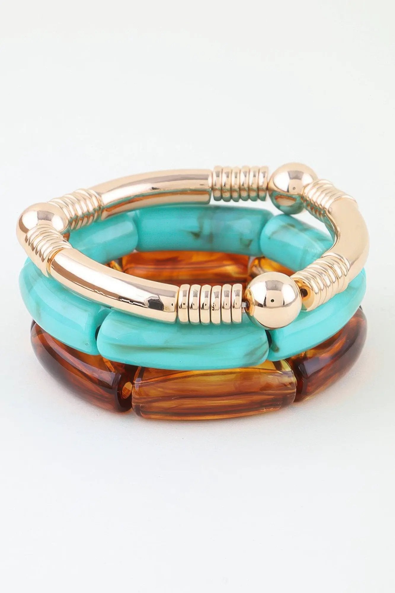 Women's Multi Marble Tube Bracelet BYMANYC ® New York CONTEMPORARY VIBRANT MODERN JEWELRY - New Collection by BYMANYC New York