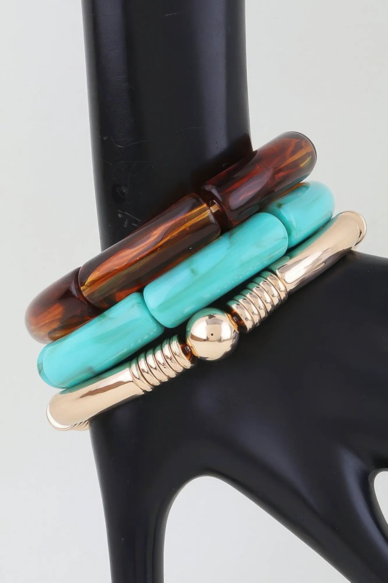 Women's Multi Marble Tube Bracelet BYMANYC ® New York CONTEMPORARY VIBRANT MODERN JEWELRY - New Collection by BYMANYC New York