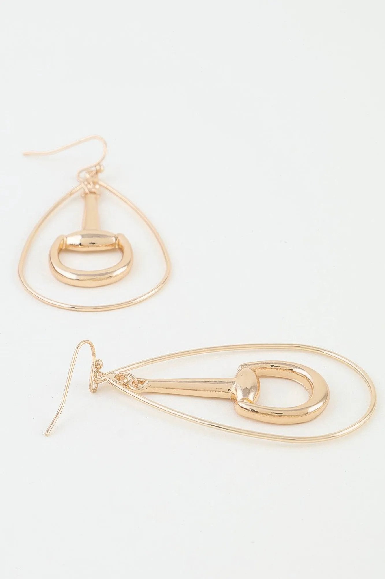 Women's Drop Earrings Modern Toggle Teardrop BYMANYC ® New York CONTEMPORARY SCULPTURAL FRAME DANGLE - New Collection by BYMANYC New York