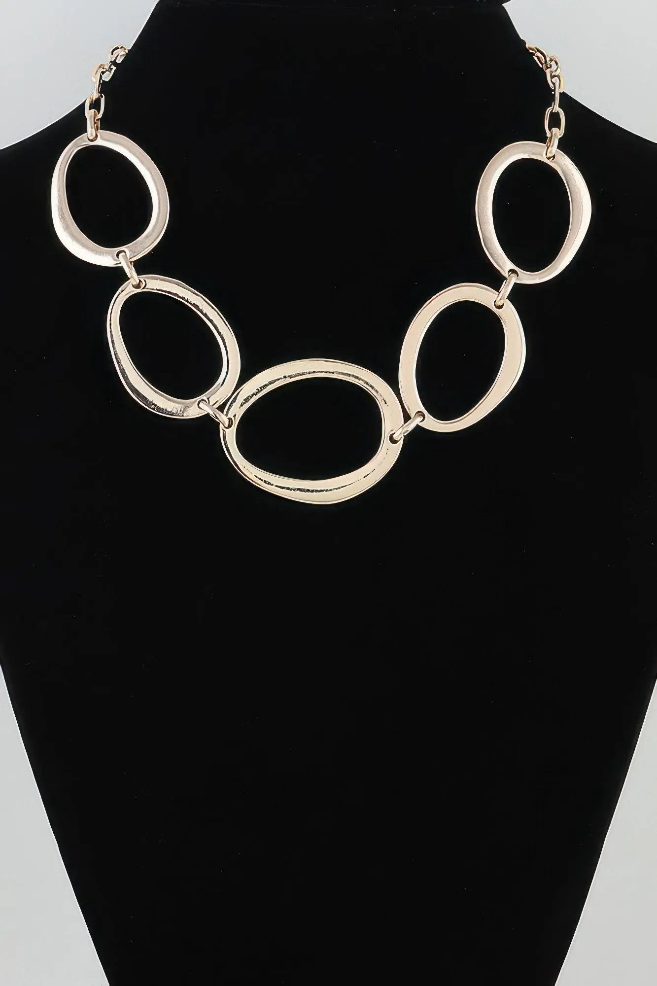 Women's Chain Necklace Polished Statement BYMANYC ® New York BOLD GEOMETRIC LINK COLLAR - New Collection by BYMANYC New York