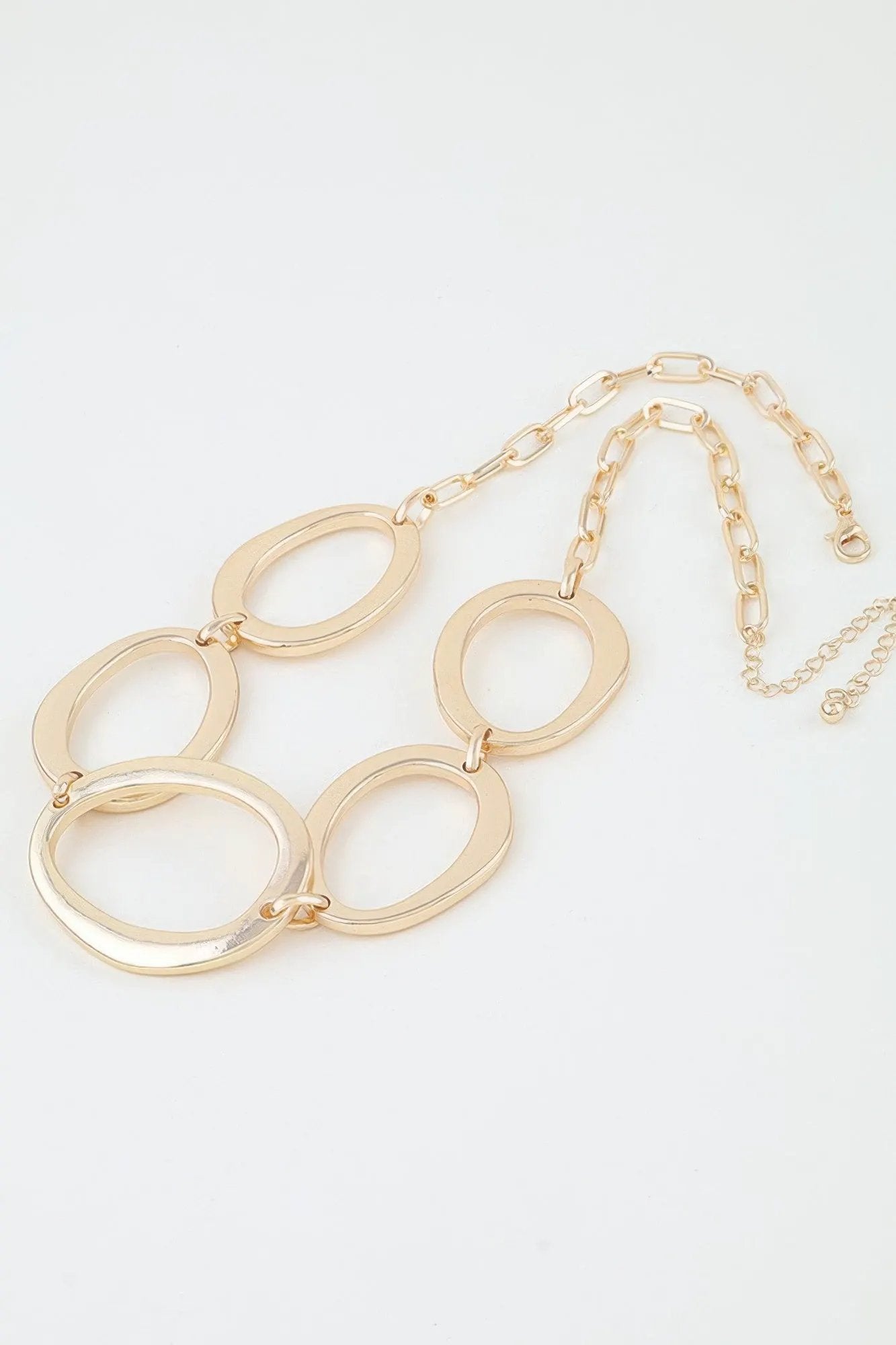 Women's Chain Necklace Polished Statement BYMANYC ® New York BOLD GEOMETRIC LINK COLLAR - New Collection by BYMANYC New York