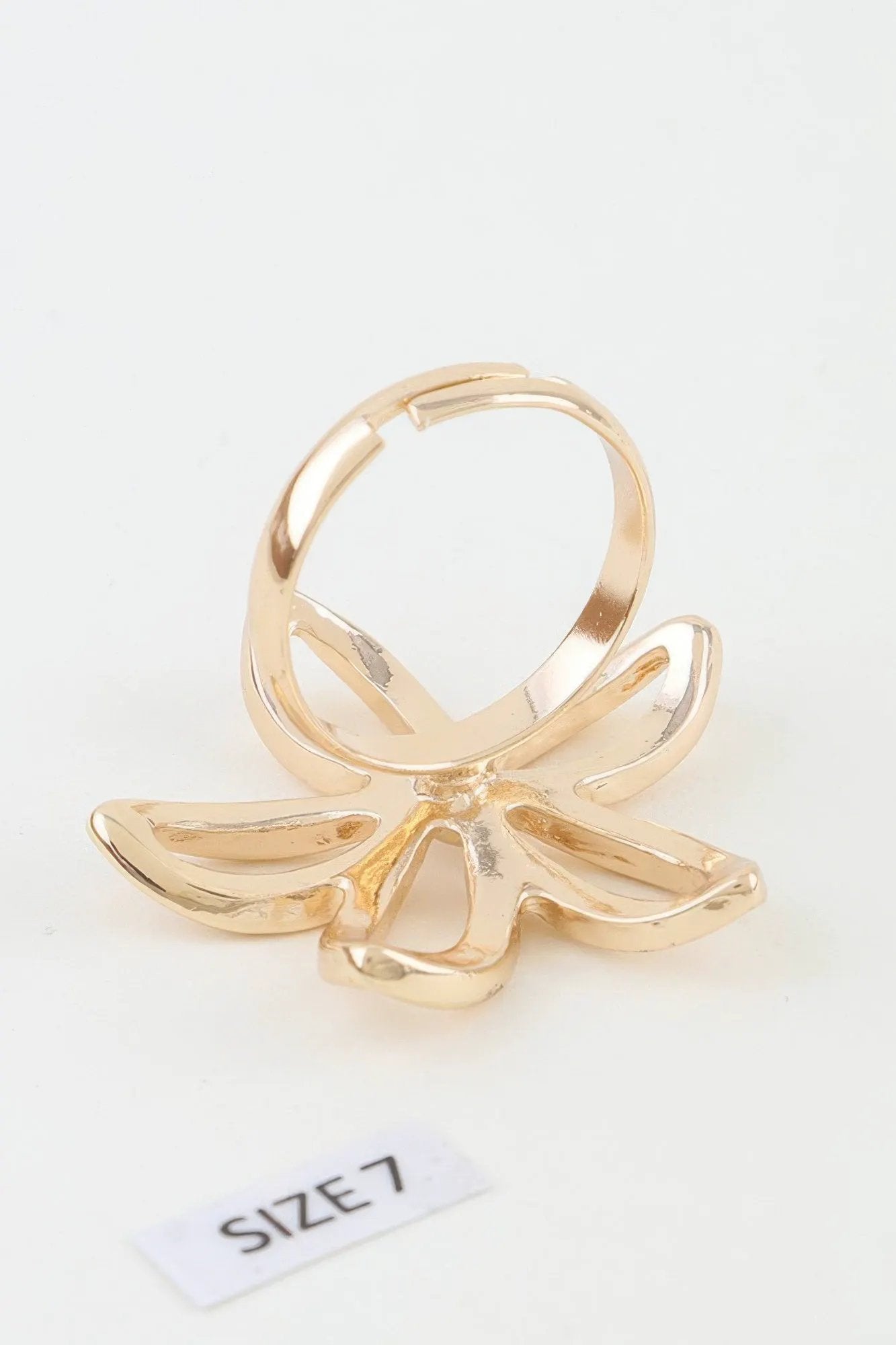 Women's Band Ring Polished Open Flower BYMANYC ® New York CONTEMPORARY FLORAL CUTOUT RING - New Collection by BYMANYC New York