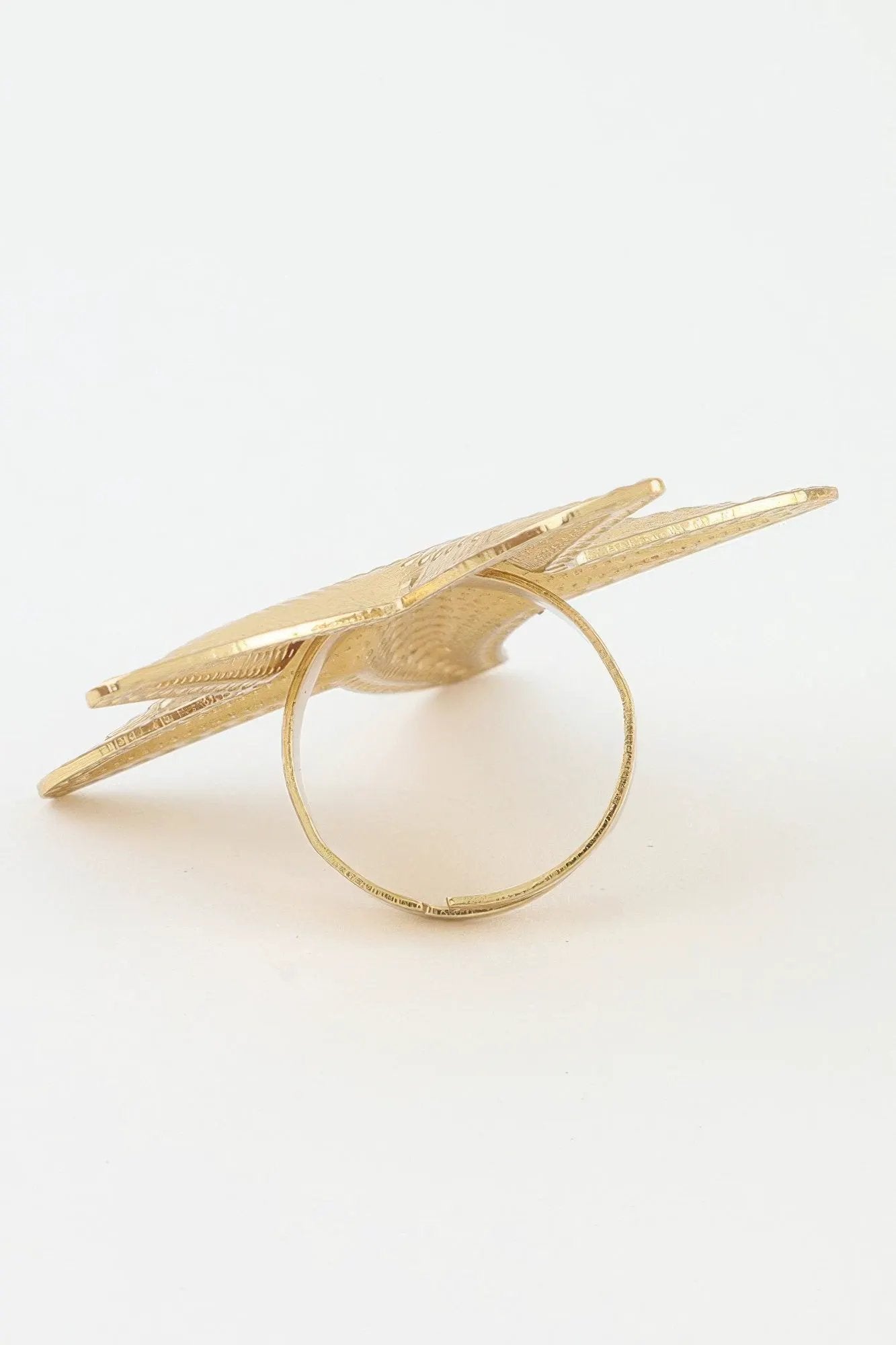 Women's Statement Ring Hammered Scale Starfish BYMANYC ® New York TEXTURED OCEANIC CELESTIAL BAND - New Collection by BYMANYC New York