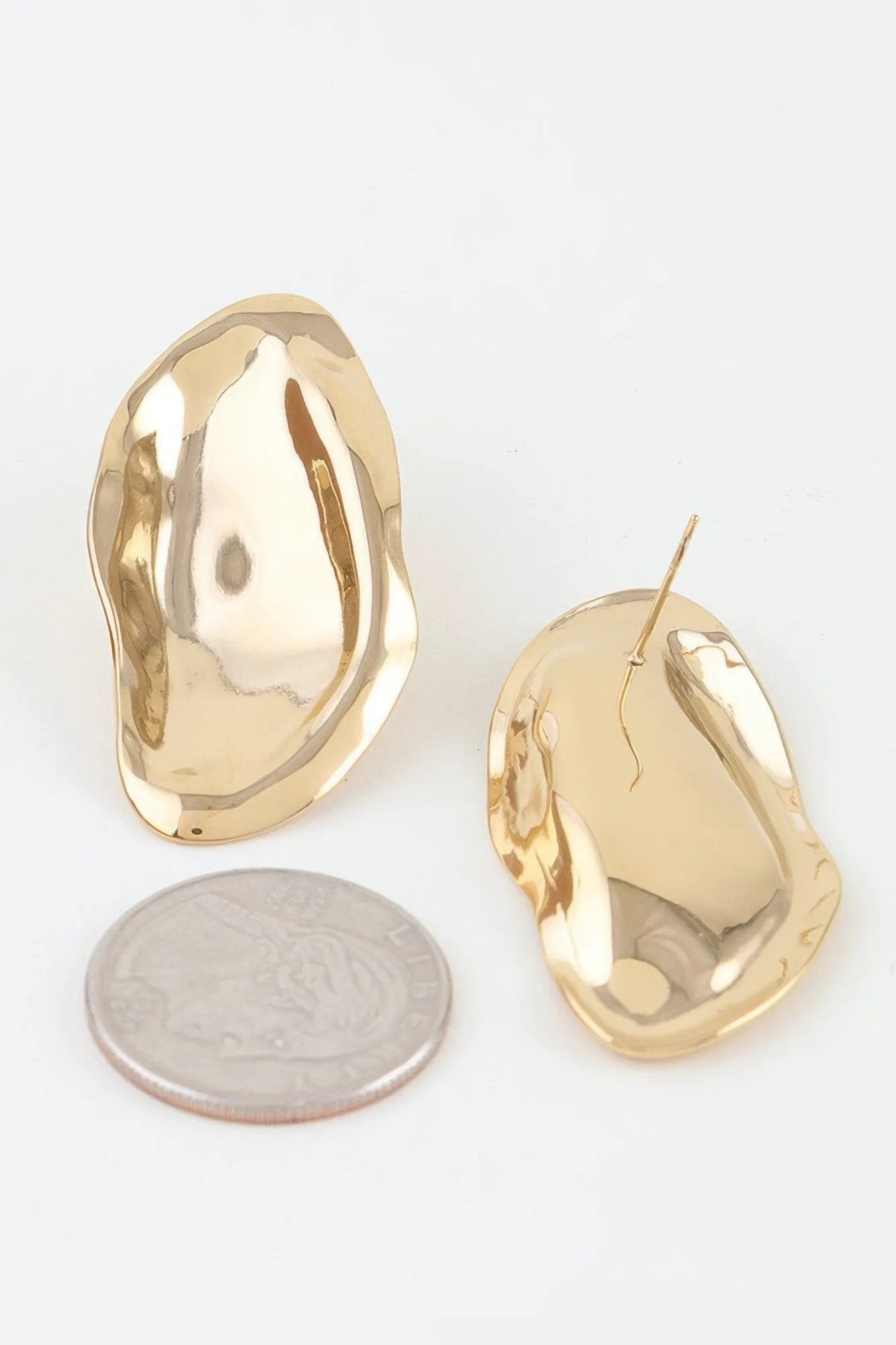 Women's Hammered Fashion Drop Earrings BYMANYC ® New York CONTEMPORARY VIBRANT MODERN FASHION - New Collection by BYMANYC New York
