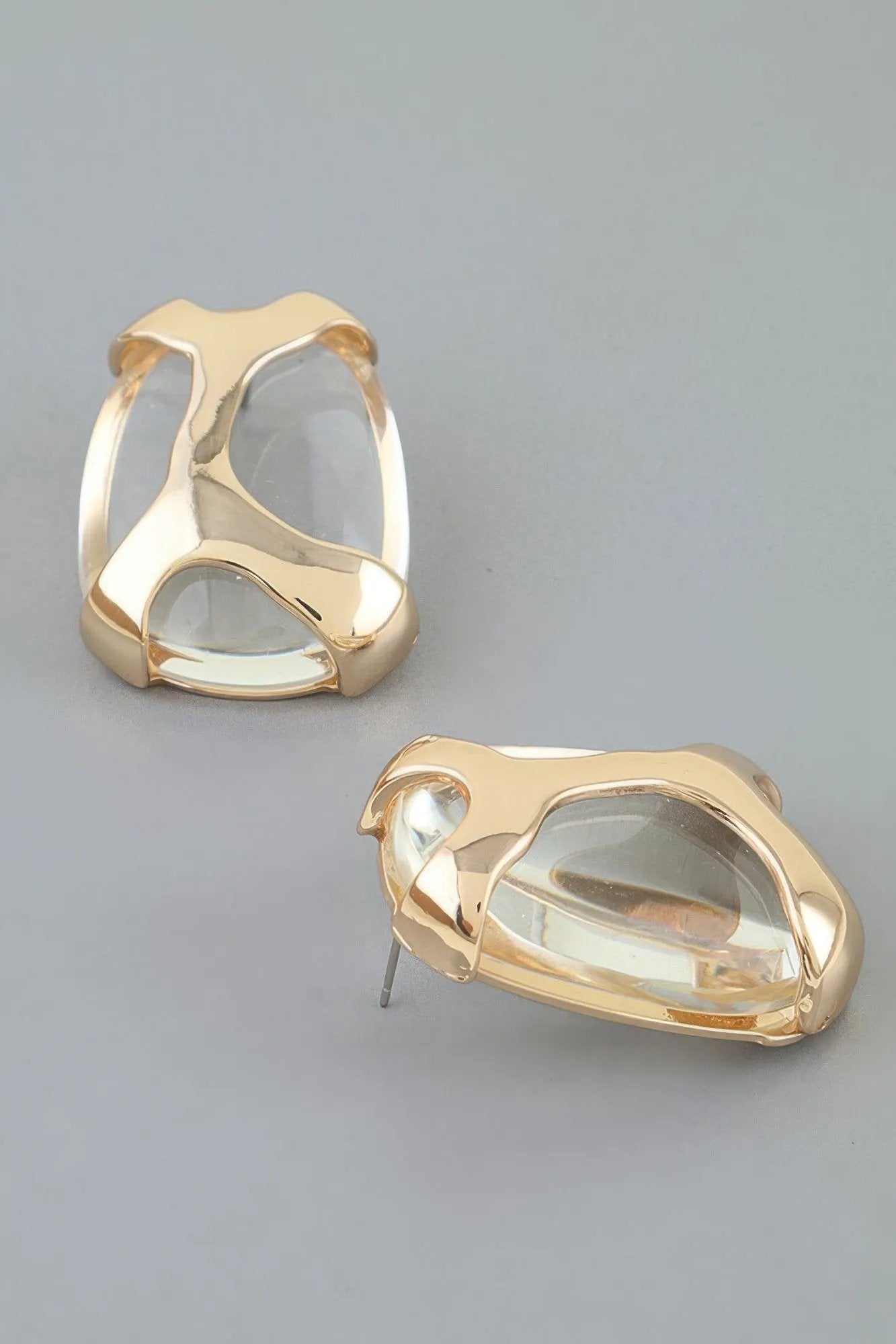Women's Polished Transparent Stone Earrings BYMANYC ® New York CONTEMPORARY VIBRANT MODERN FASHION - New Collection by BYMANYC New York