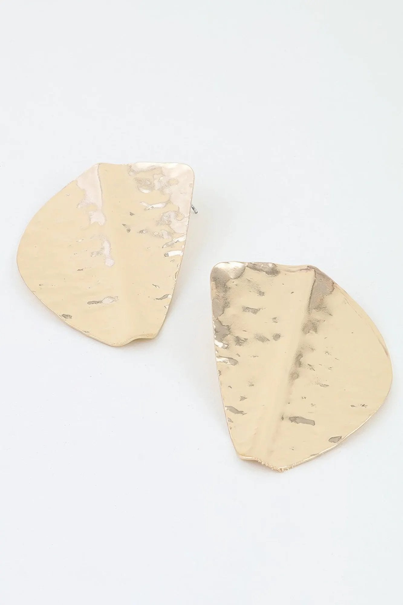 Women's Stud Earrings Hammered Fashion BYMANYC ® New York TEXTURED GEOMETRIC BUTTON EARRINGS - New Collection by BYMANYC New York