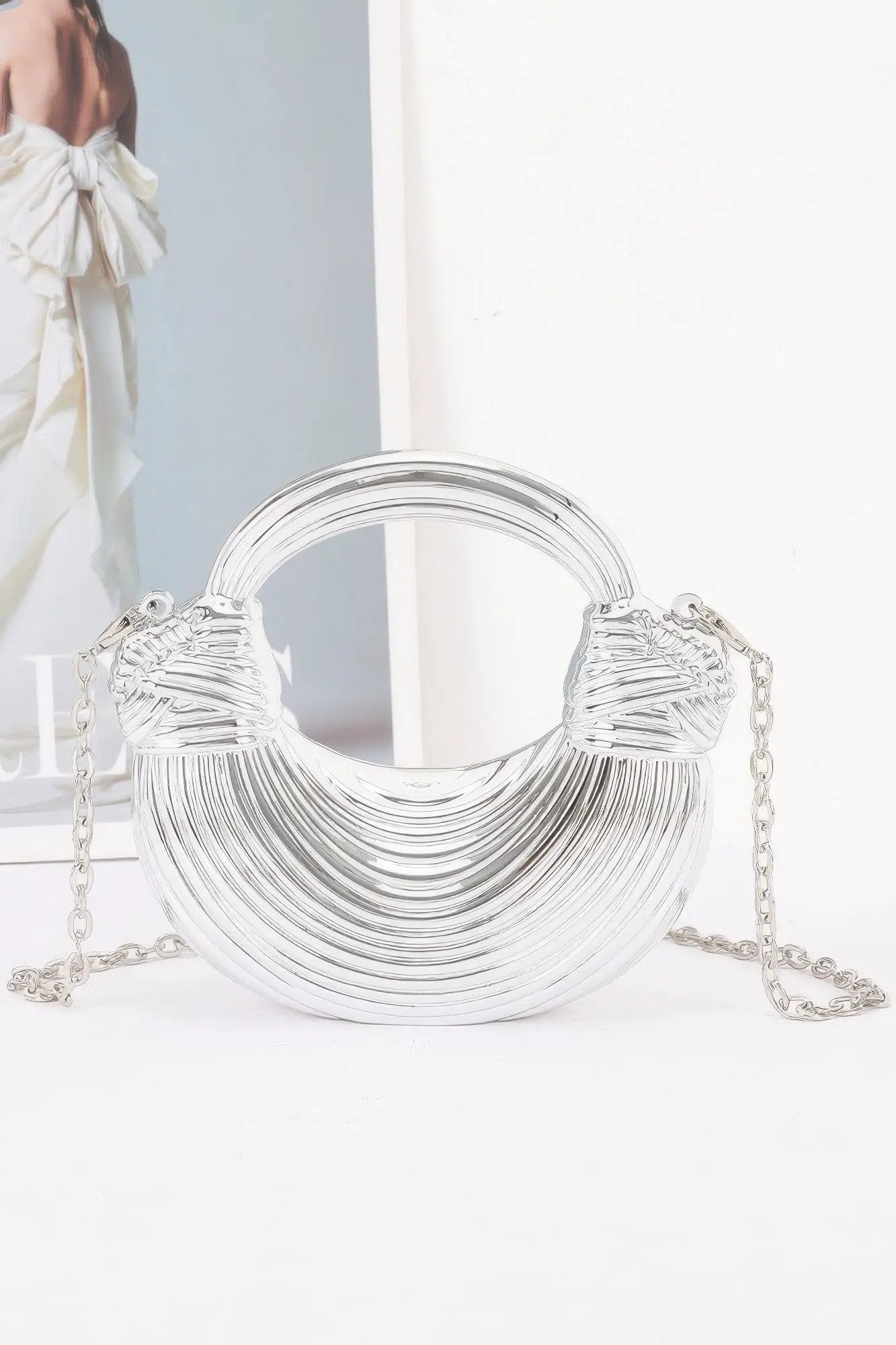 Women's Clutch Bag Mini Acrylic BYMANYC ® New York CONTEMPORARY CLEAR EVENING PURSE - New Collection by BYMANYC New York