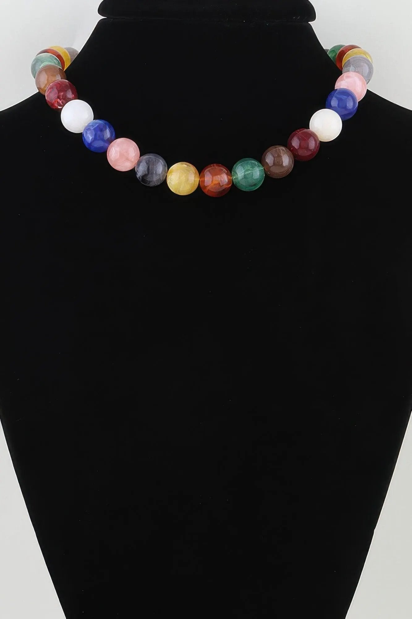 Women's Statement Necklace Multicolor Beaded BYMANYC ® New York VIBRANT ARTISANAL COLLAR - New Collection by BYMANYC New York