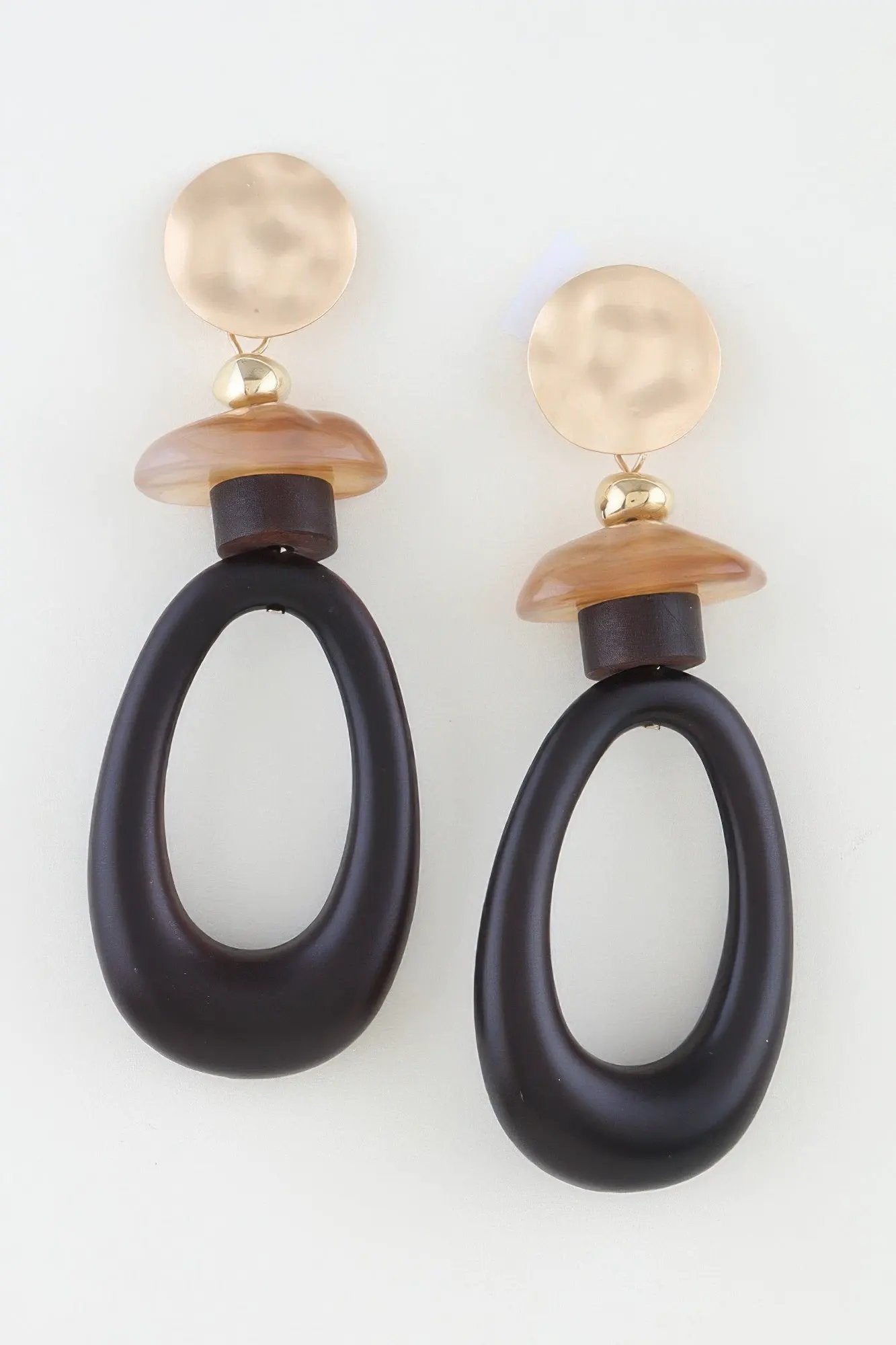 Women's Drop Earrings Modern Stone Open BYMANYC ® New York CONTEMPORARY GEOMETRIC CUTOUT DANGLE - New Collection by BYMANYC New York