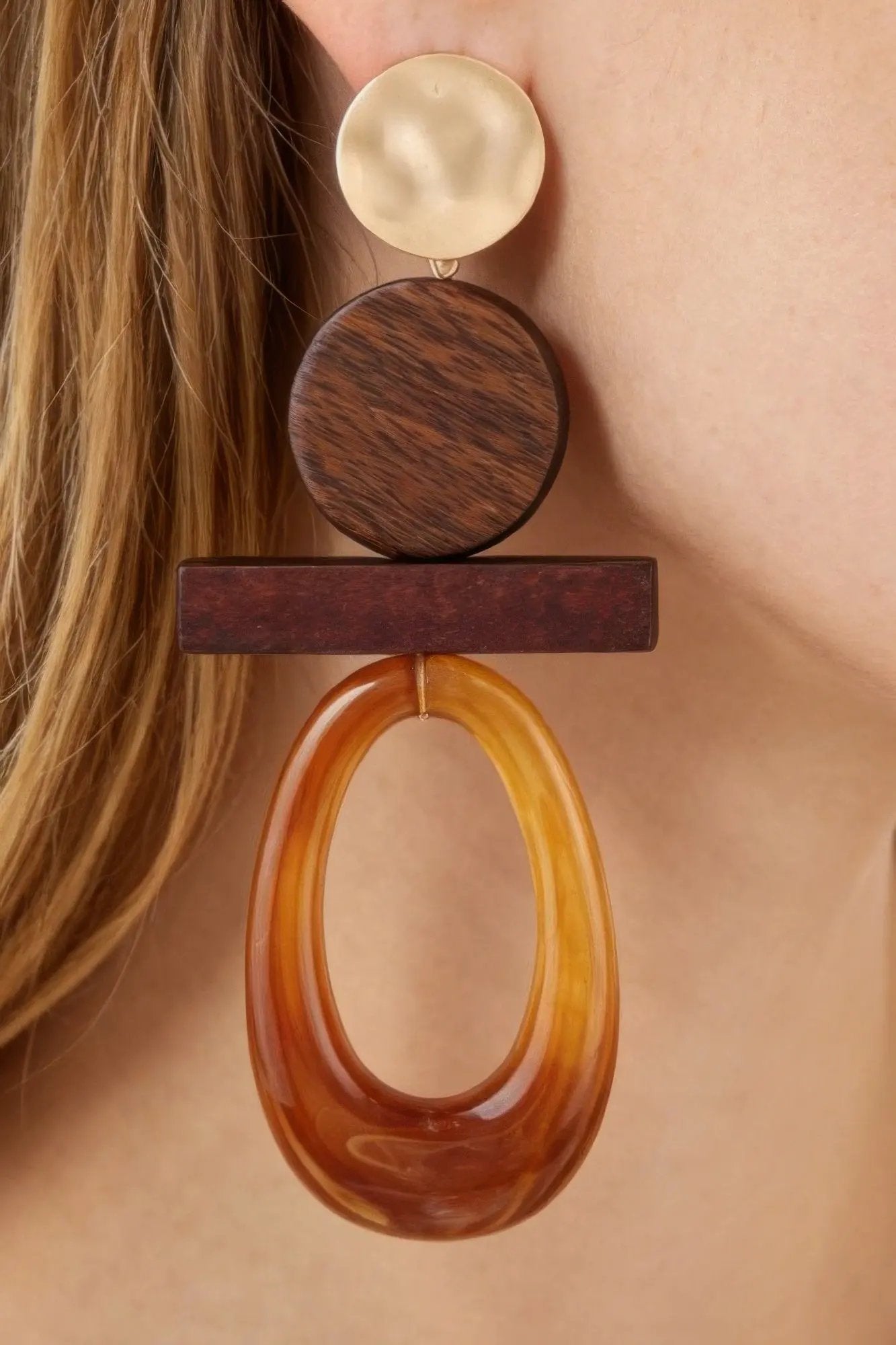 Women's Drop Earrings Modern Earth BYMANYC ® New York ORGANIC NATURAL STONE DANGLE - New Collection by BYMANYC New York