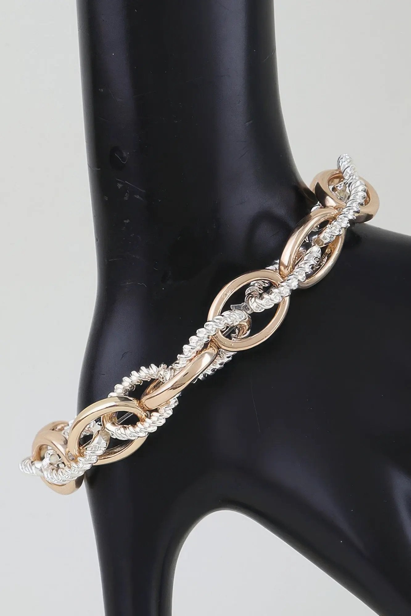 Women's Chain Bracelet Multi Intertwined Twisted BYMANYC ® New York BOLD LAYERED STATEMENT BRACELET - New Collection by BYMANYC New York
