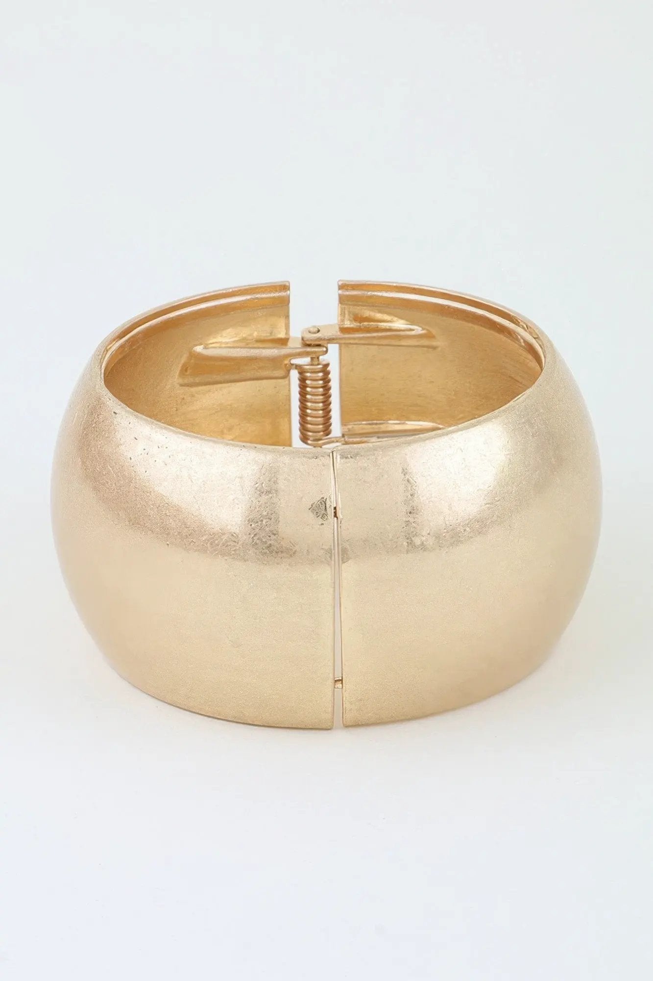 Women's Cuff Bracelet Polished Matte Wide Dome BYMANYC ® New York MODERN SCULPTURAL BANGLE - New Collection by BYMANYC New York