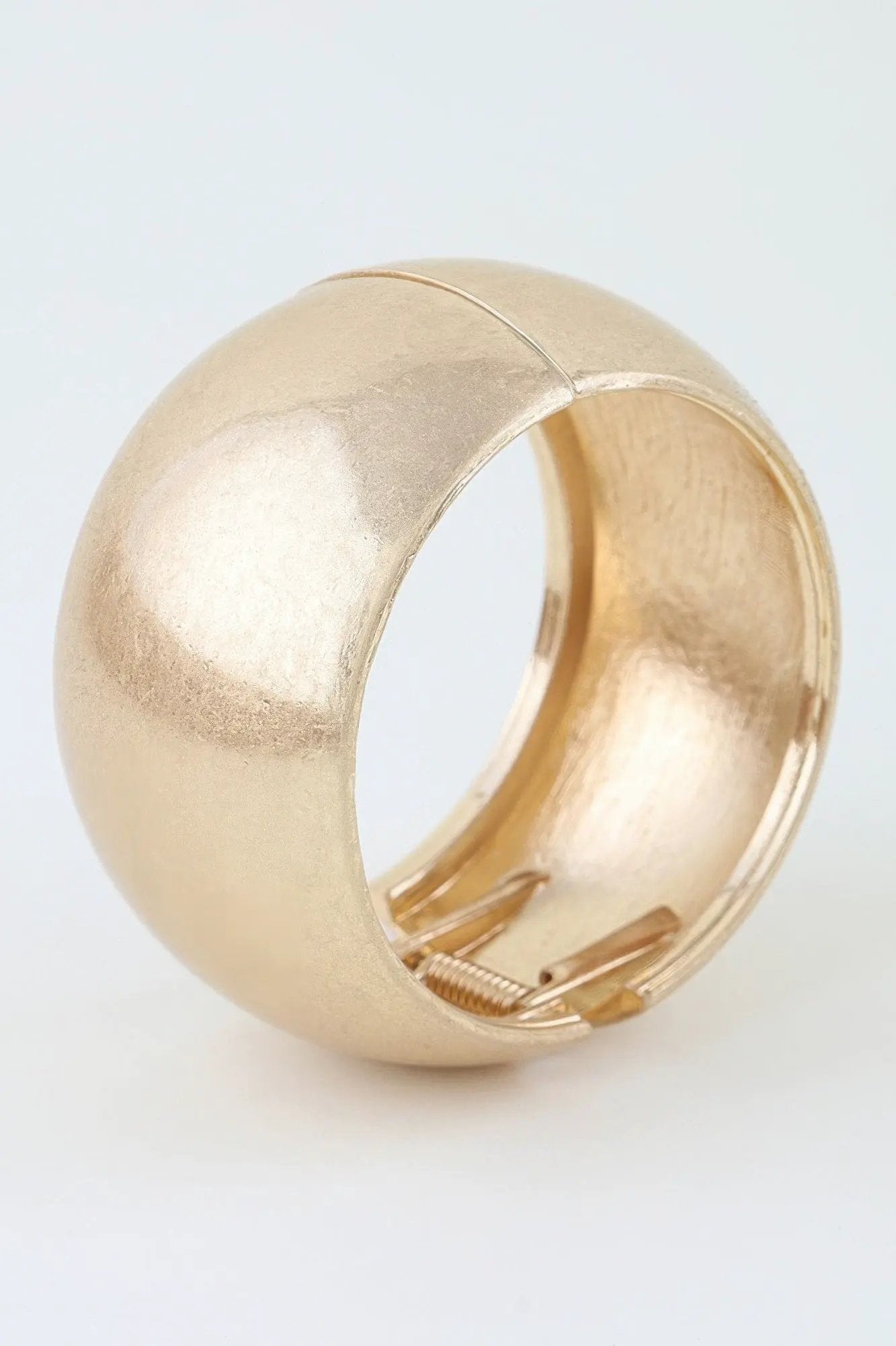 Women's Cuff Bracelet Polished Matte Wide Dome BYMANYC ® New York MODERN SCULPTURAL BANGLE - New Collection by BYMANYC New York