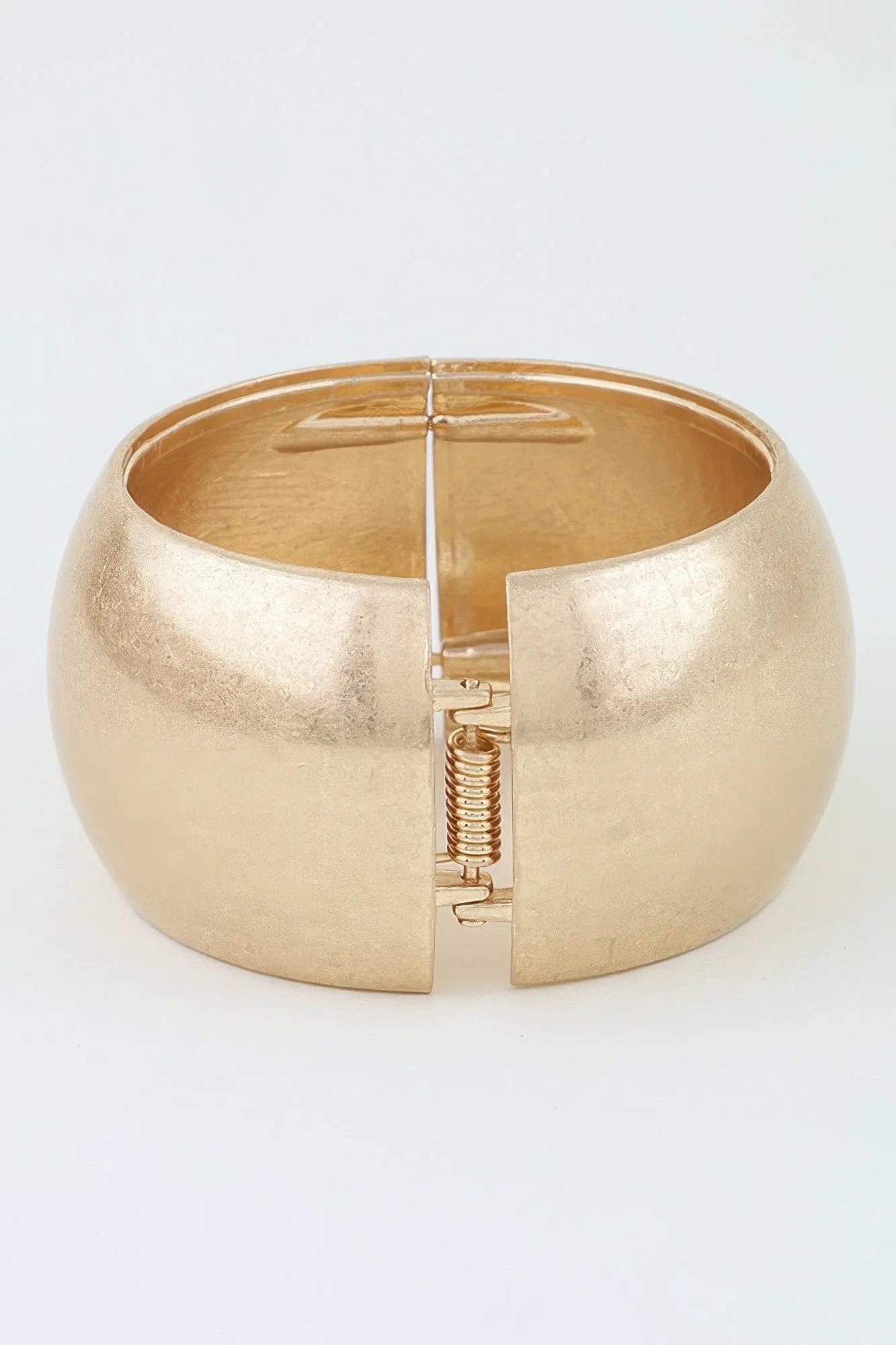 Women's Cuff Bracelet Polished Matte Wide Dome BYMANYC ® New York MODERN SCULPTURAL BANGLE - New Collection by BYMANYC New York