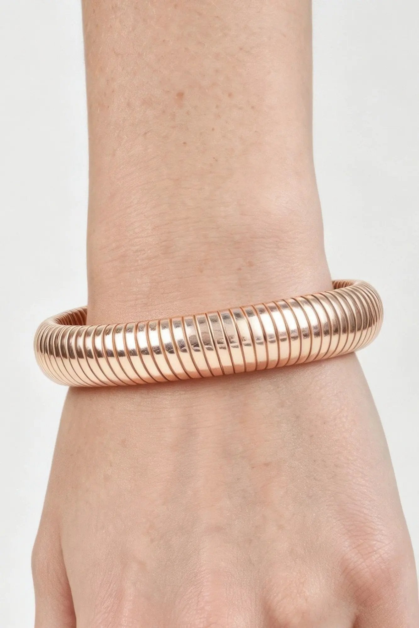 Women's Bangle Bracelet Polished Snake Chain BYMANYC ® New York SLEEK FLUID WRISTBAND - New Collection by BYMANYC New York
