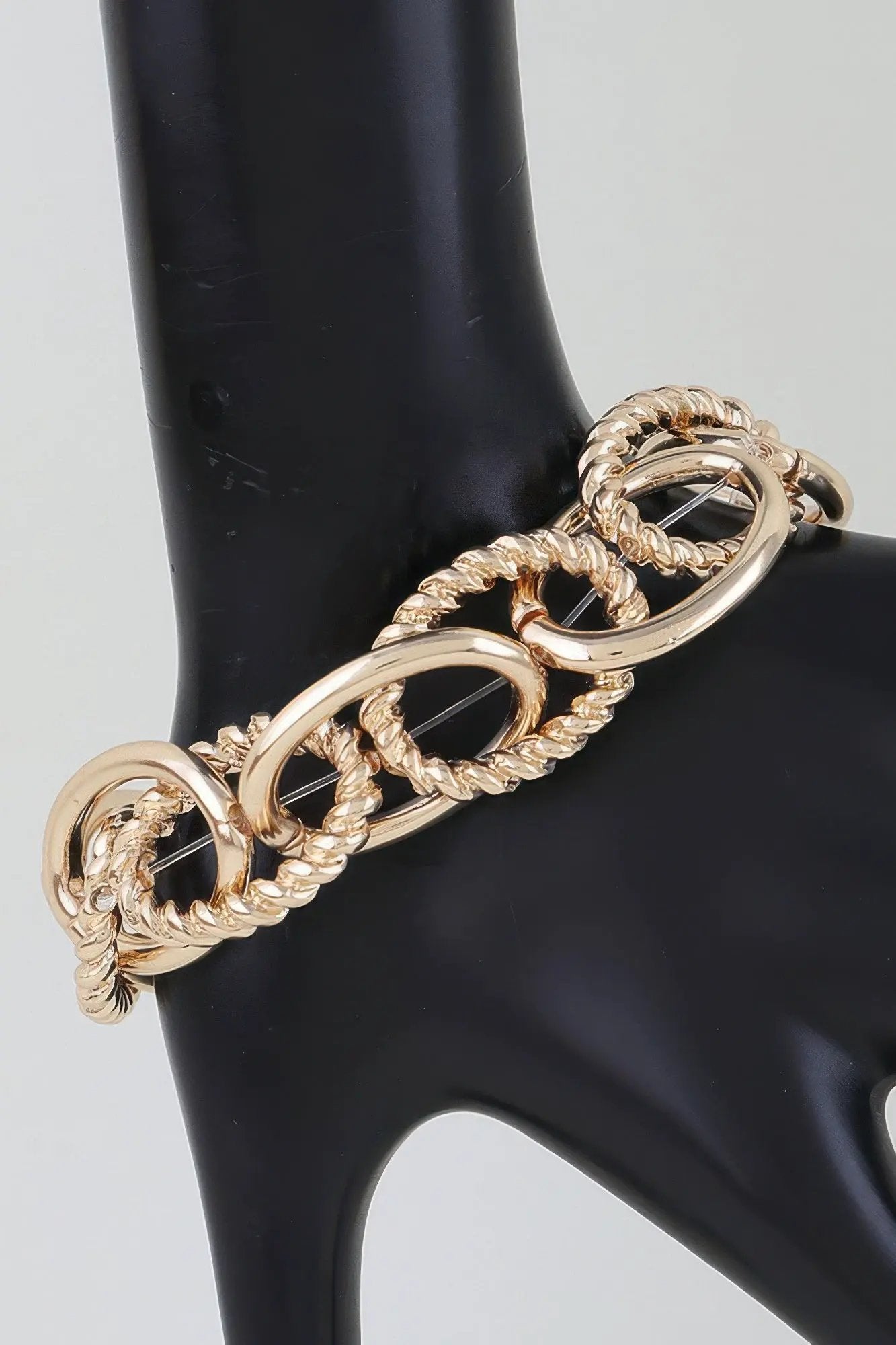 Women's Chain Bracelet Multi Twisted Link BYMANYC ® New York DYNAMIC WOVEN LINK BRACELET - New Collection by BYMANYC New York