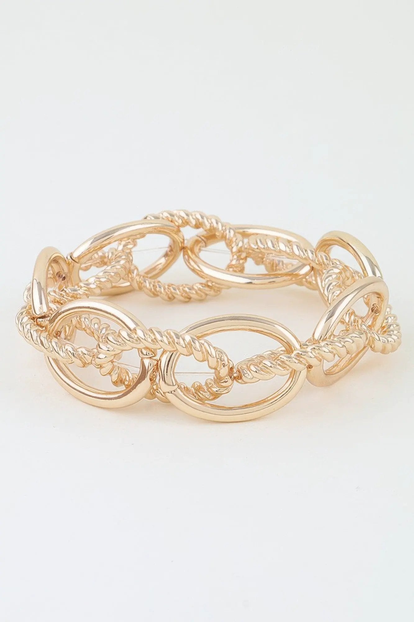 Women's Chain Bracelet Multi Twisted Link BYMANYC ® New York DYNAMIC WOVEN LINK BRACELET - New Collection by BYMANYC New York