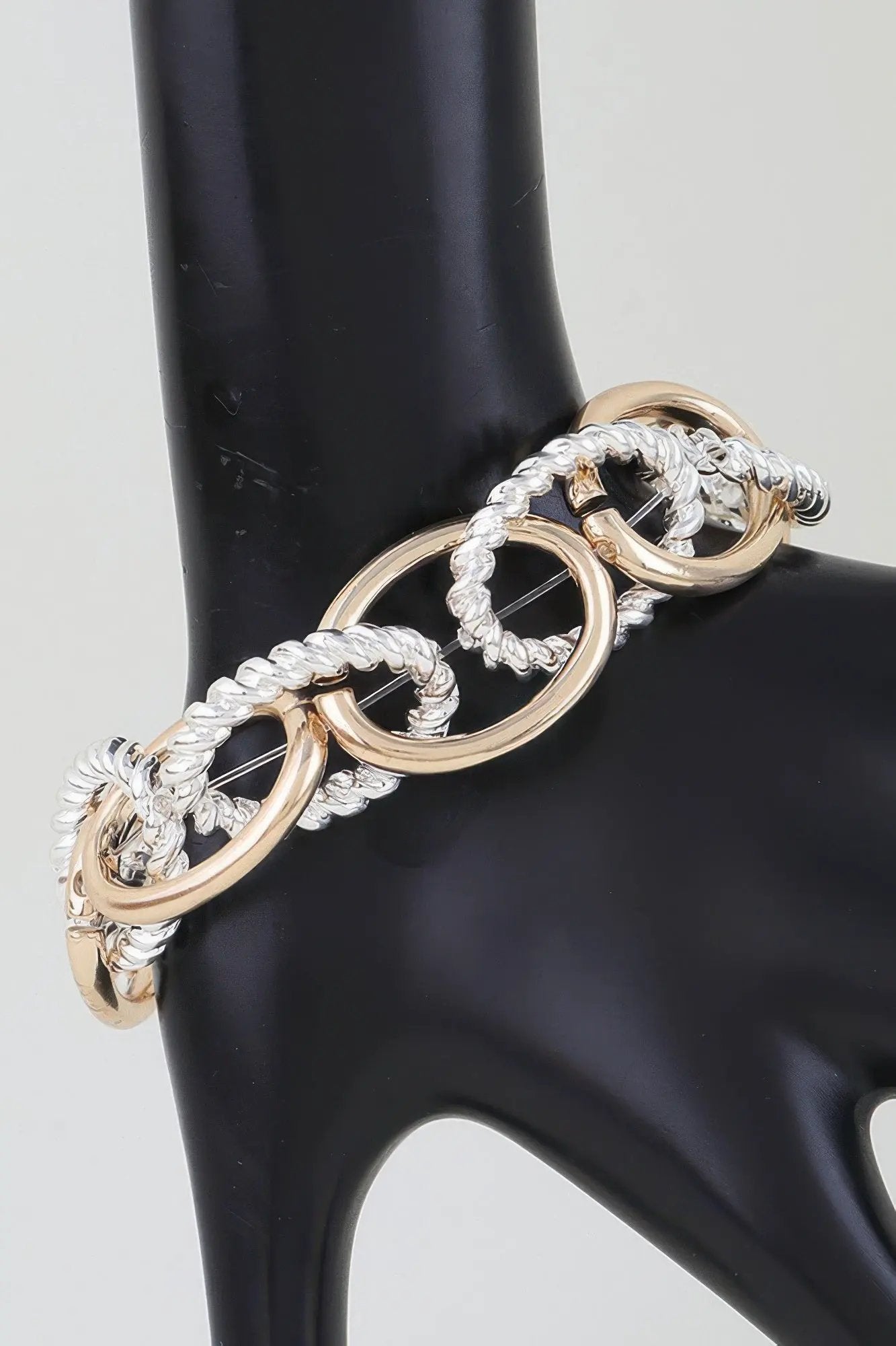 Women's Chain Bracelet Multi Twisted Link BYMANYC ® New York DYNAMIC WOVEN LINK BRACELET - New Collection by BYMANYC New York
