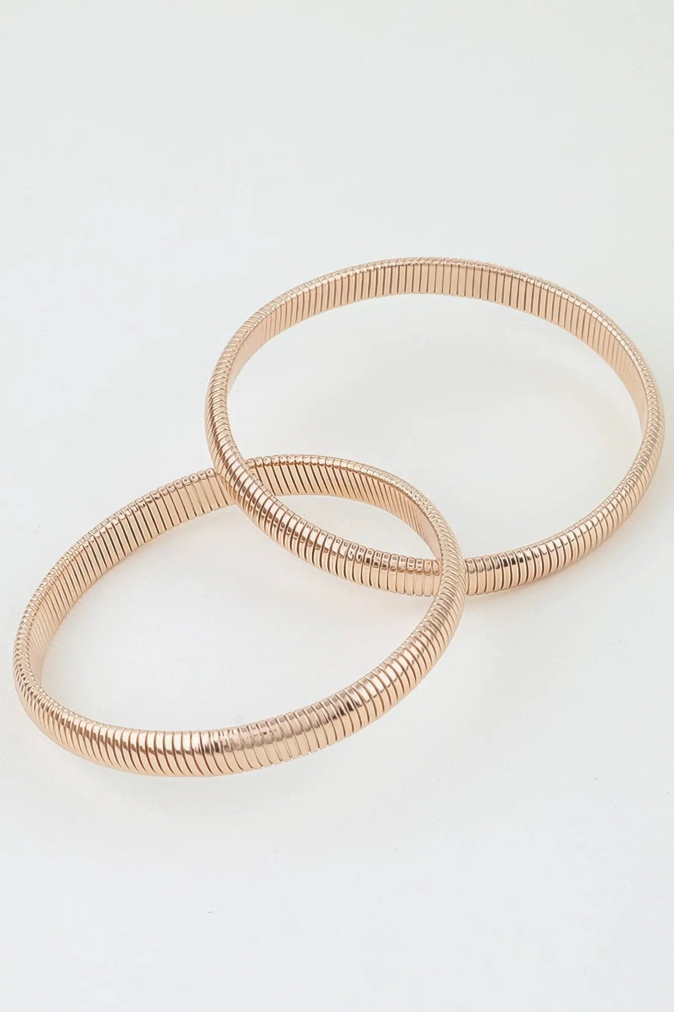 Women's Bangle Bracelet Intertwined Snake Chain BYMANYC ® New York TWISTED DUAL STRAND BRACELET - New Collection by BYMANYC New York