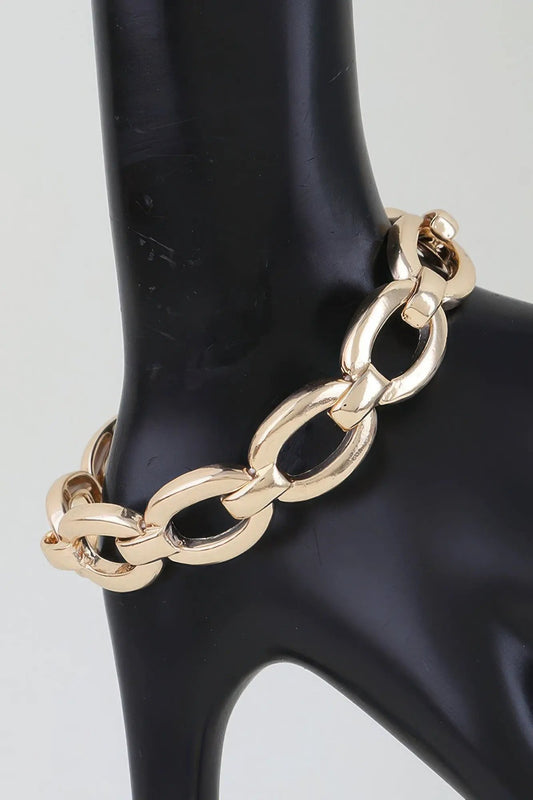 Women's Link Bracelet Polished Chain BYMANYC ® New York CLASSIC ESSENTIAL STATEMENT BRACELET - New Collection by BYMANYC New York