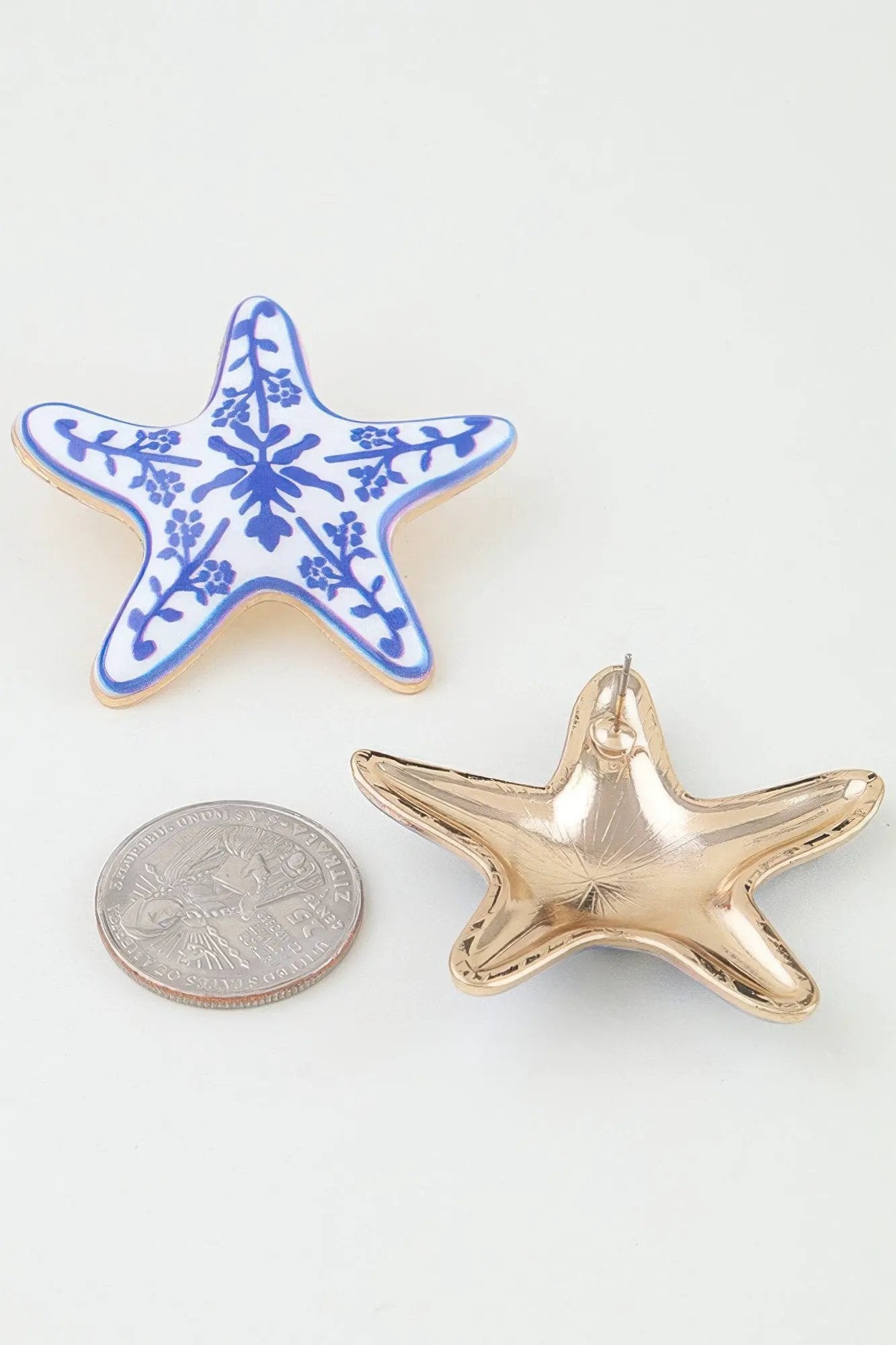 Women's Earrings Studs Starfish BYMANYC ® New York HAMPTONS ANTIQUE - New Collection by BYMANYC New York