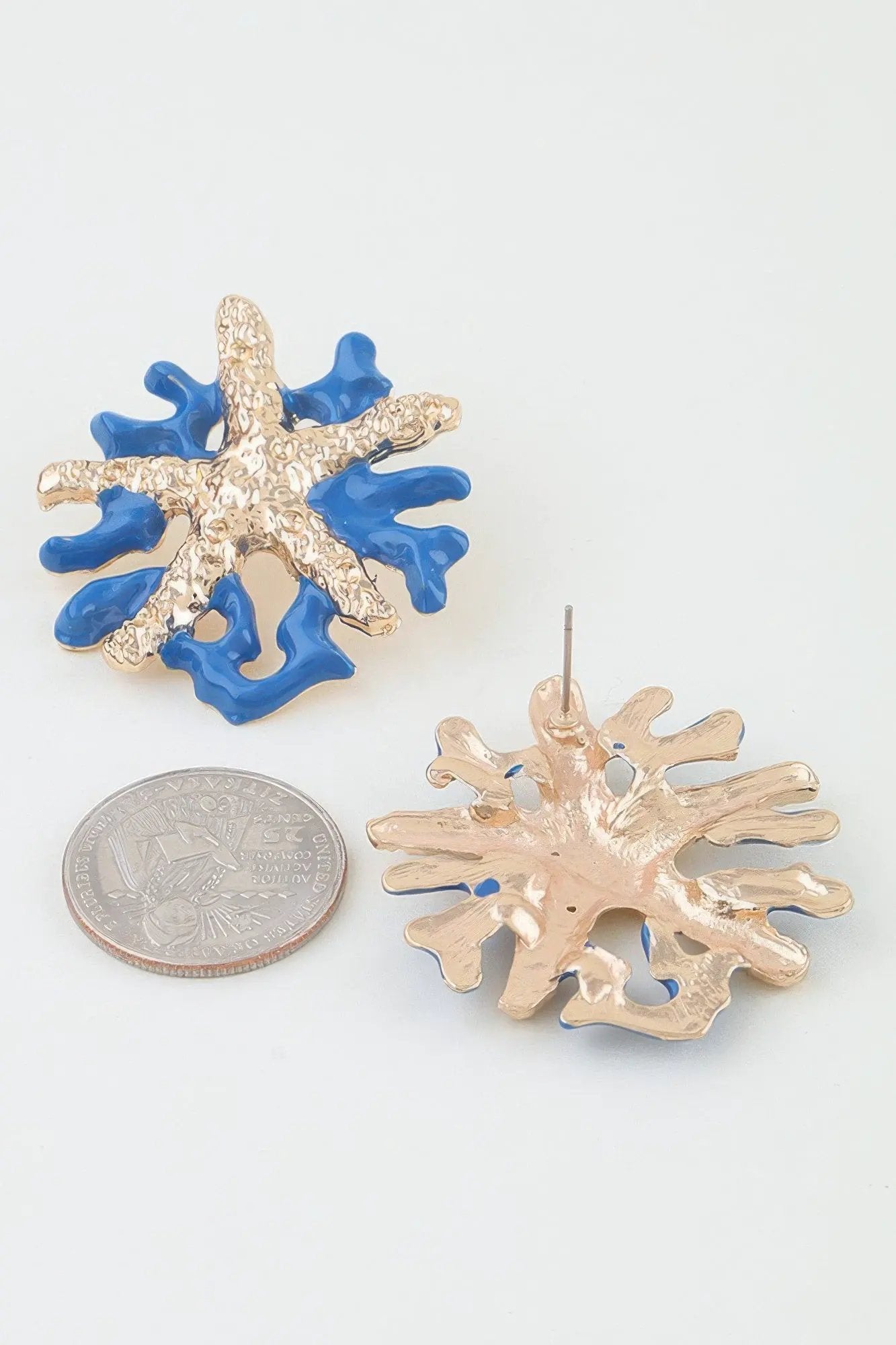 Women's Earrings Studs Starfish BYMANYC ® New York HAMPTONS CORAL - New Collection by BYMANYC New York