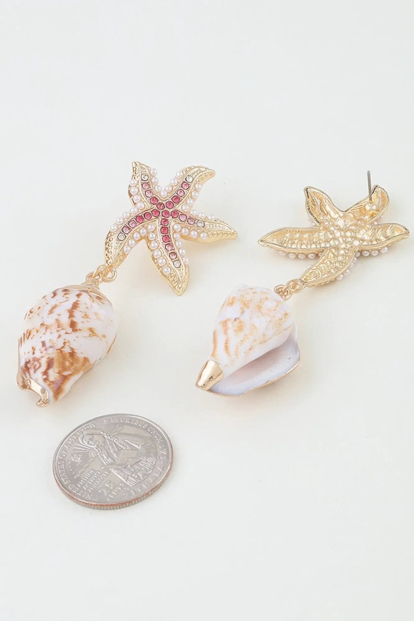 Women's Earrings Drops Starfish BYMANYC ® New York HAMPTONS BEJEWELED - New Collection by BYMANYC New York