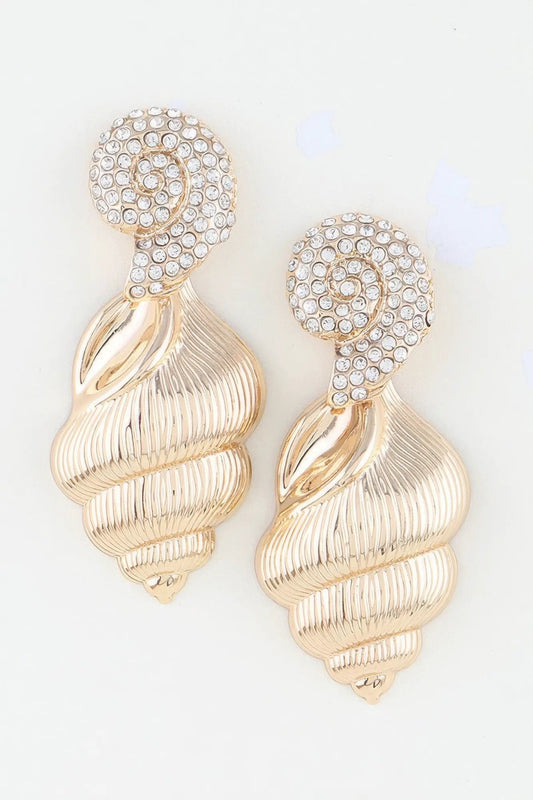 Women's Earrings Drops Conch Shell BYMANYC ® New York HAMPTONS CONCH - New Collection by BYMANYC New York
