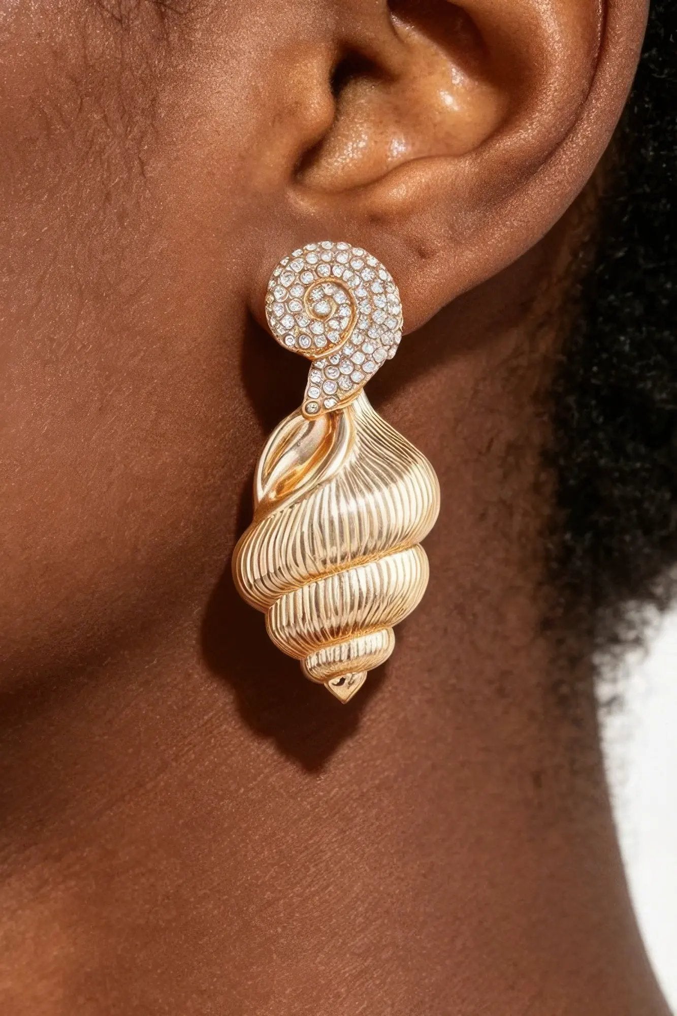 Women's Earrings Drops Conch Shell BYMANYC ® New York HAMPTONS CONCH - New Collection by BYMANYC New York