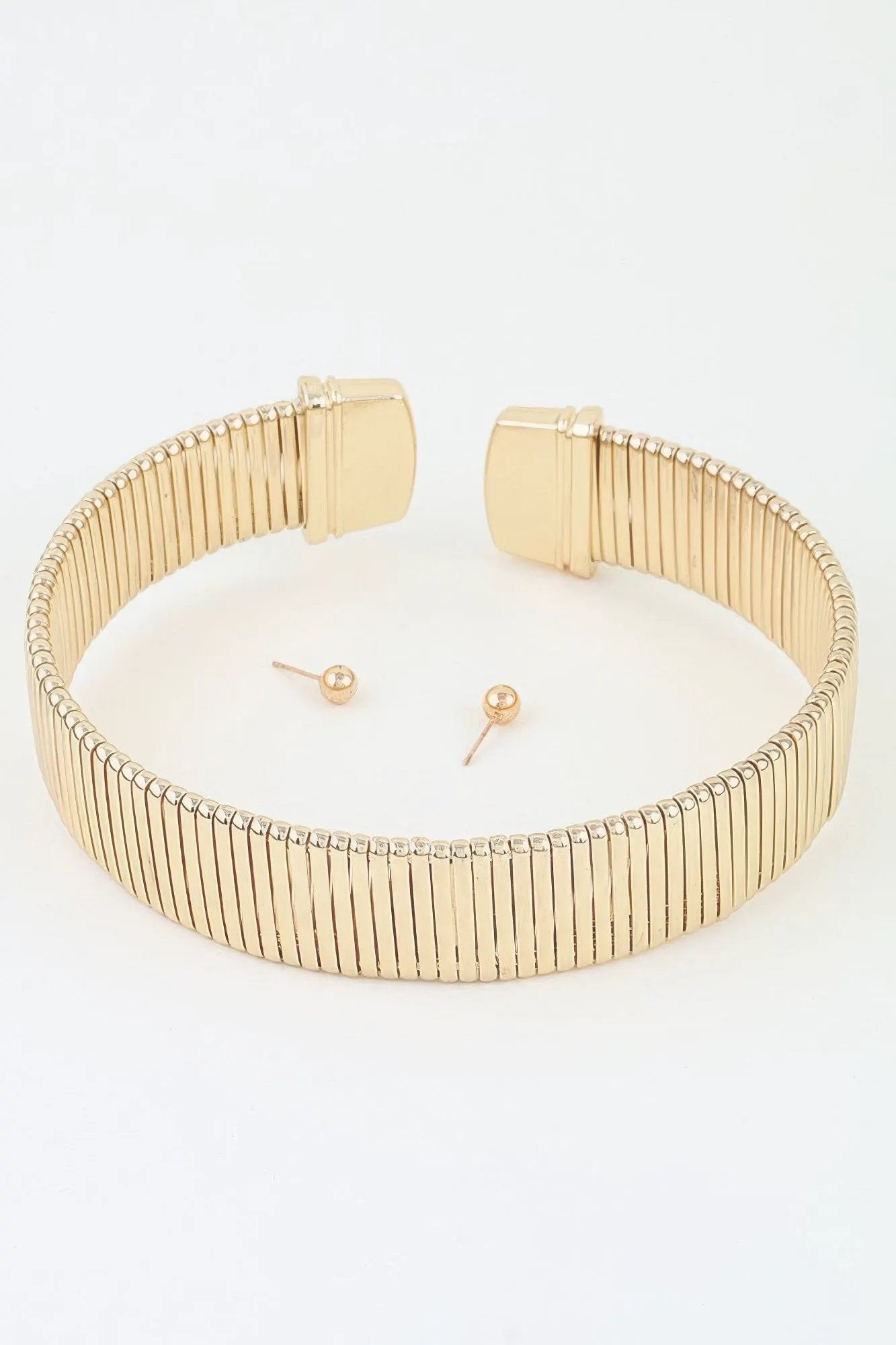 Women's Necklace Set Choker BYMANYC ® New York MADISON CUBIC BAR - New Collection by BYMANYC New York