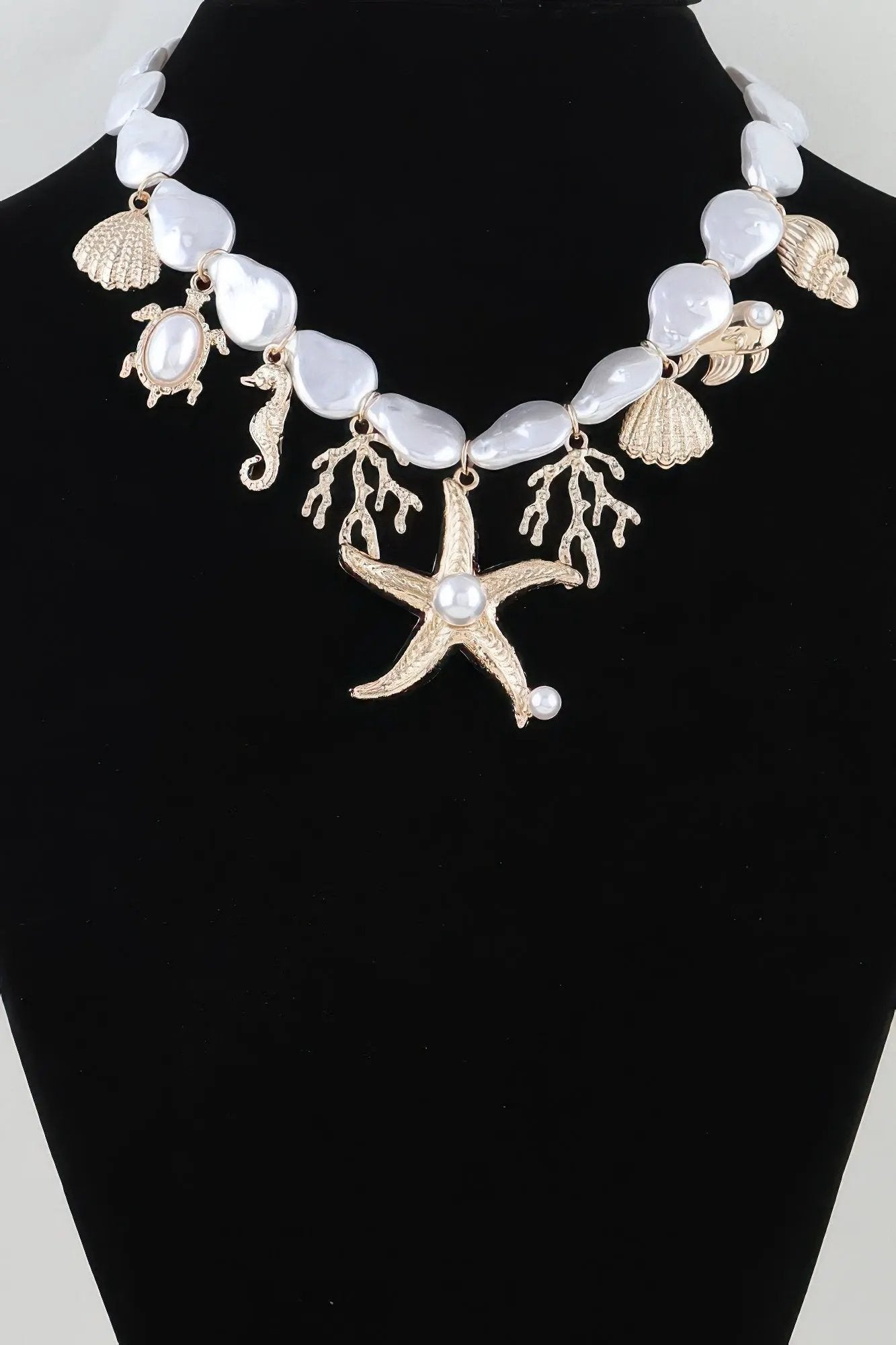 Women's Necklace Beaded Charms BYMANYC ® New York HAMPTONS UNDER THE SEA - New Collection by BYMANYC New York