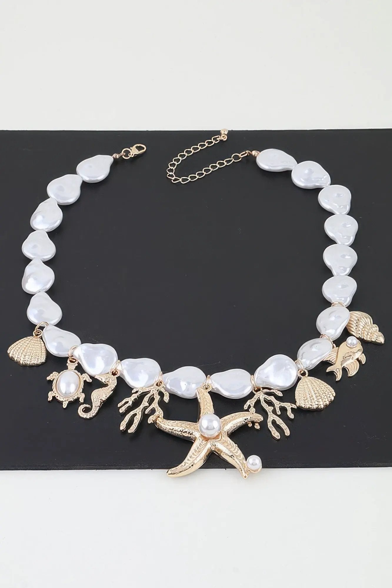 Women's Necklace Beaded Charms BYMANYC ® New York HAMPTONS UNDER THE SEA - New Collection by BYMANYC New York