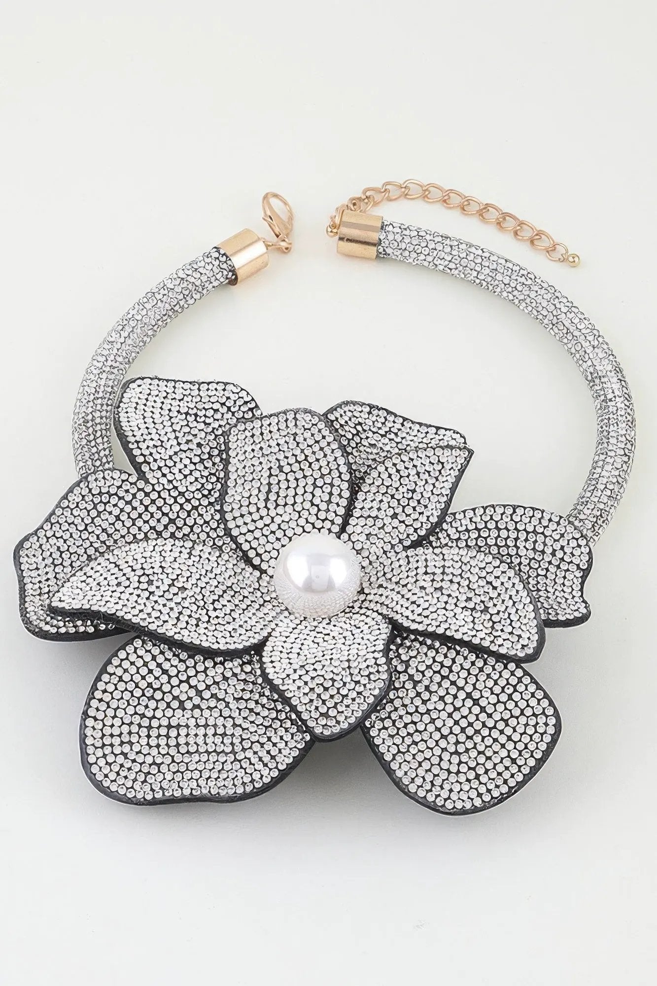 Women's Necklace Choker Floral BYMANYC ® New York SOHO BEJEWELED BLOOM - New Collection by BYMANYC New York