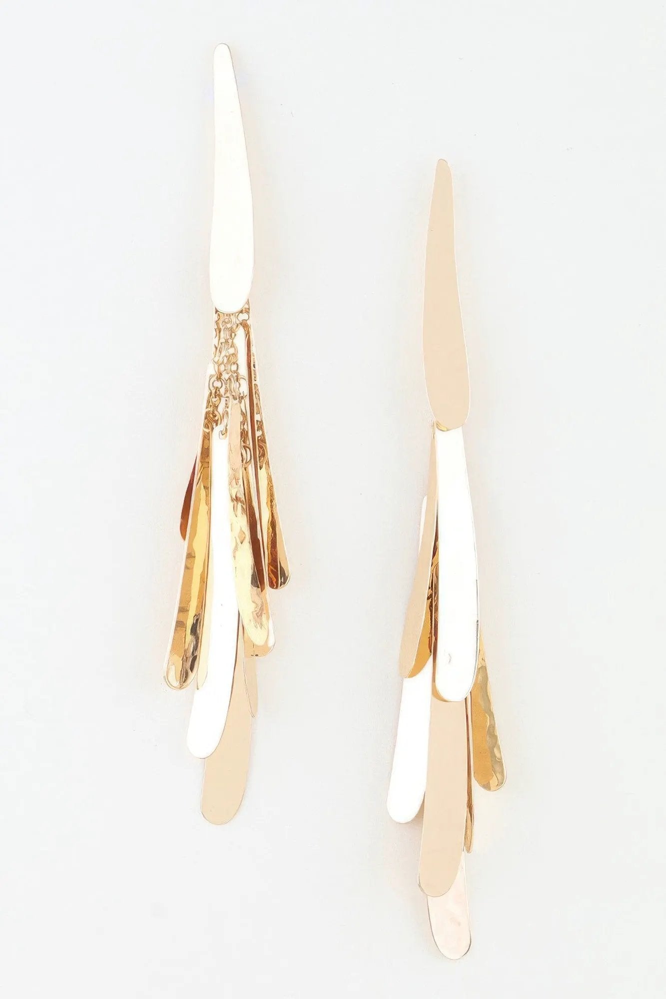 Women's Earrings Drops Feather BYMANYC ® New York SOHO MODERN FEATHER - New Collection by BYMANYC New York