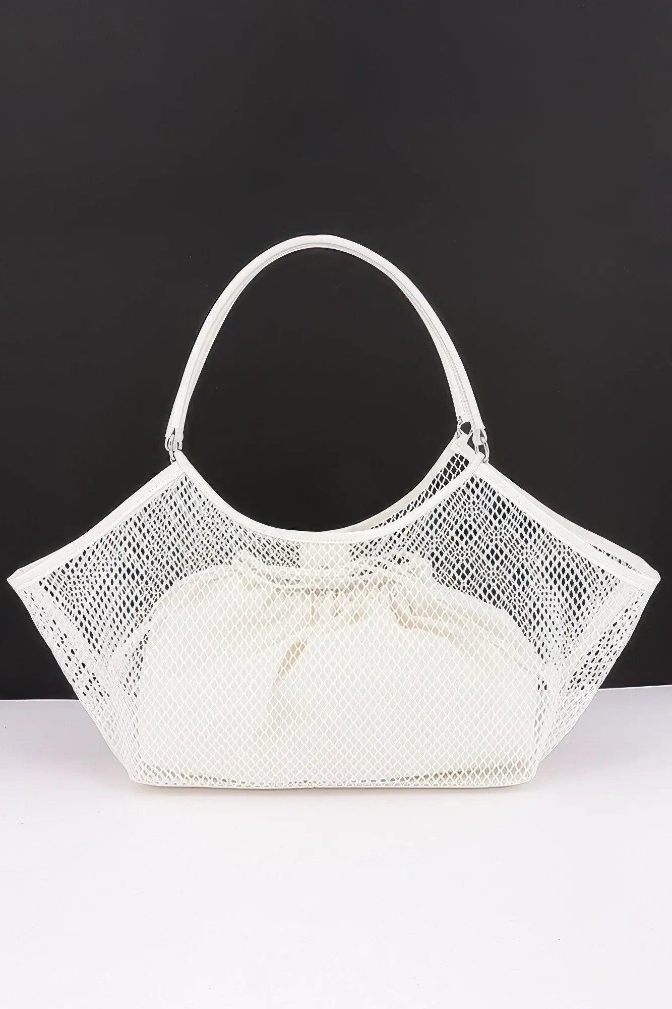 Women's Tote Bag Mesh With Removable Liner BYMANYC ® New York CONTEMPORARY AIRY VERSATILE SHOPPER - New Collection by BYMANYC New York