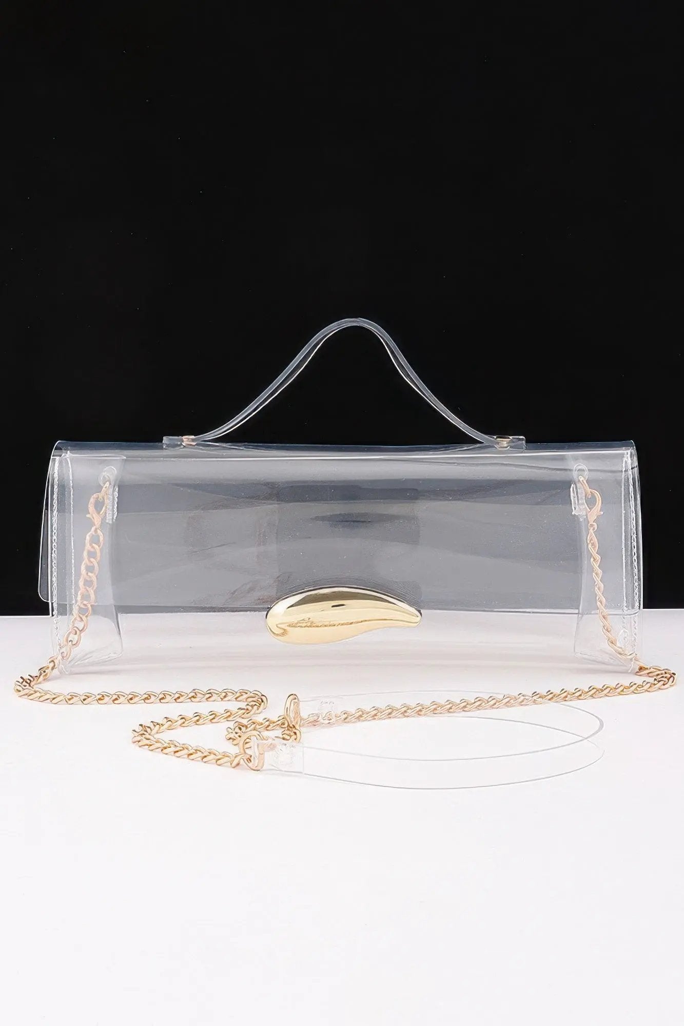 Women's Top Handle Bag Transparent BYMANYC ® New York CONTEMPORARY CLEAR STRUCTURED PURSE - New Collection by BYMANYC New York