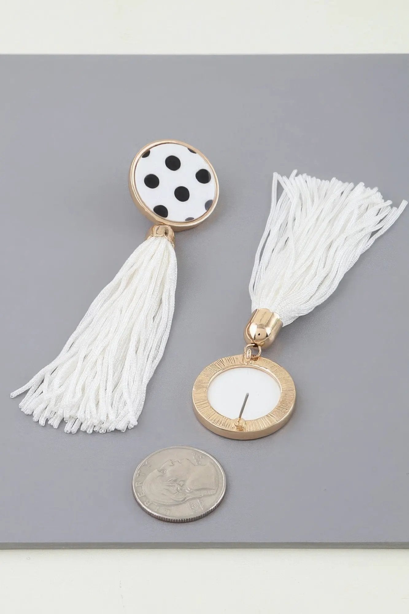 Women's Earrings Drops Tassel BYMANYC ® New York SOHO DOTS - New Collection by BYMANYC New York
