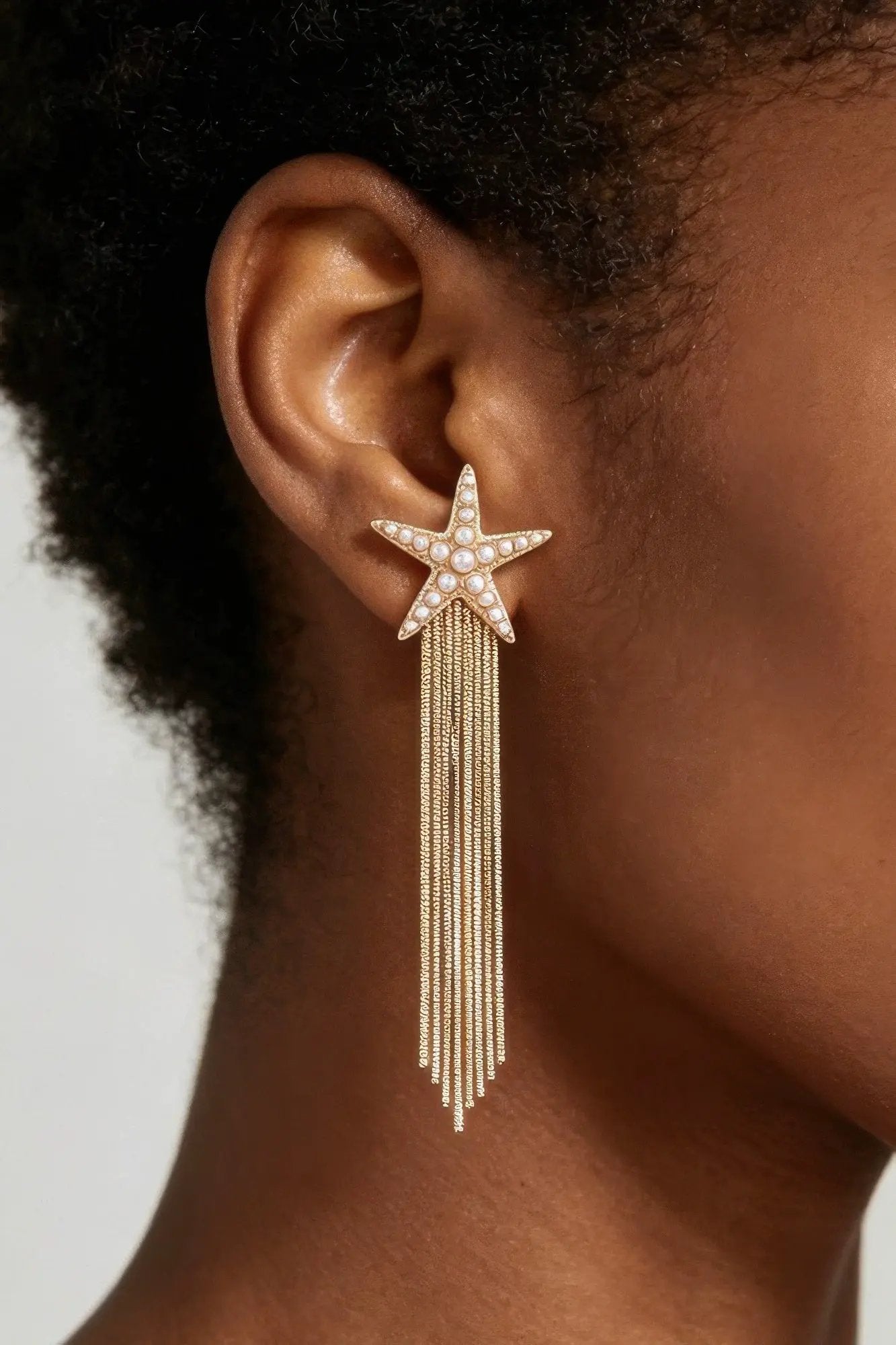 Women's Earrings Drops Starfish BYMANYC ® New York HAMPTONS CURTAIN - New Collection by BYMANYC New York