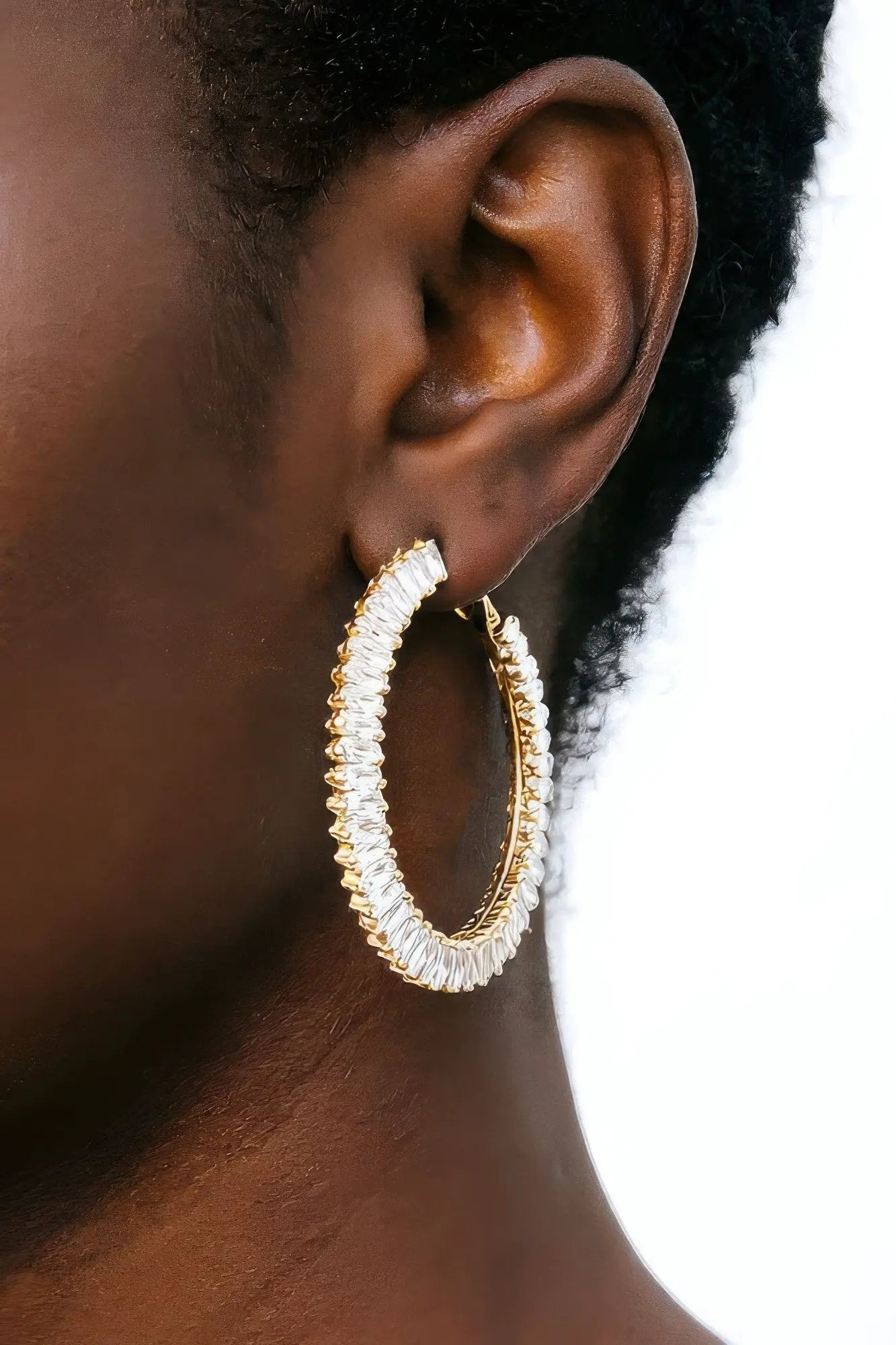 Women's Earrings Hoops Zirconia BYMANYC ® New York MADISON HOOPS - New Collection by BYMANYC New York