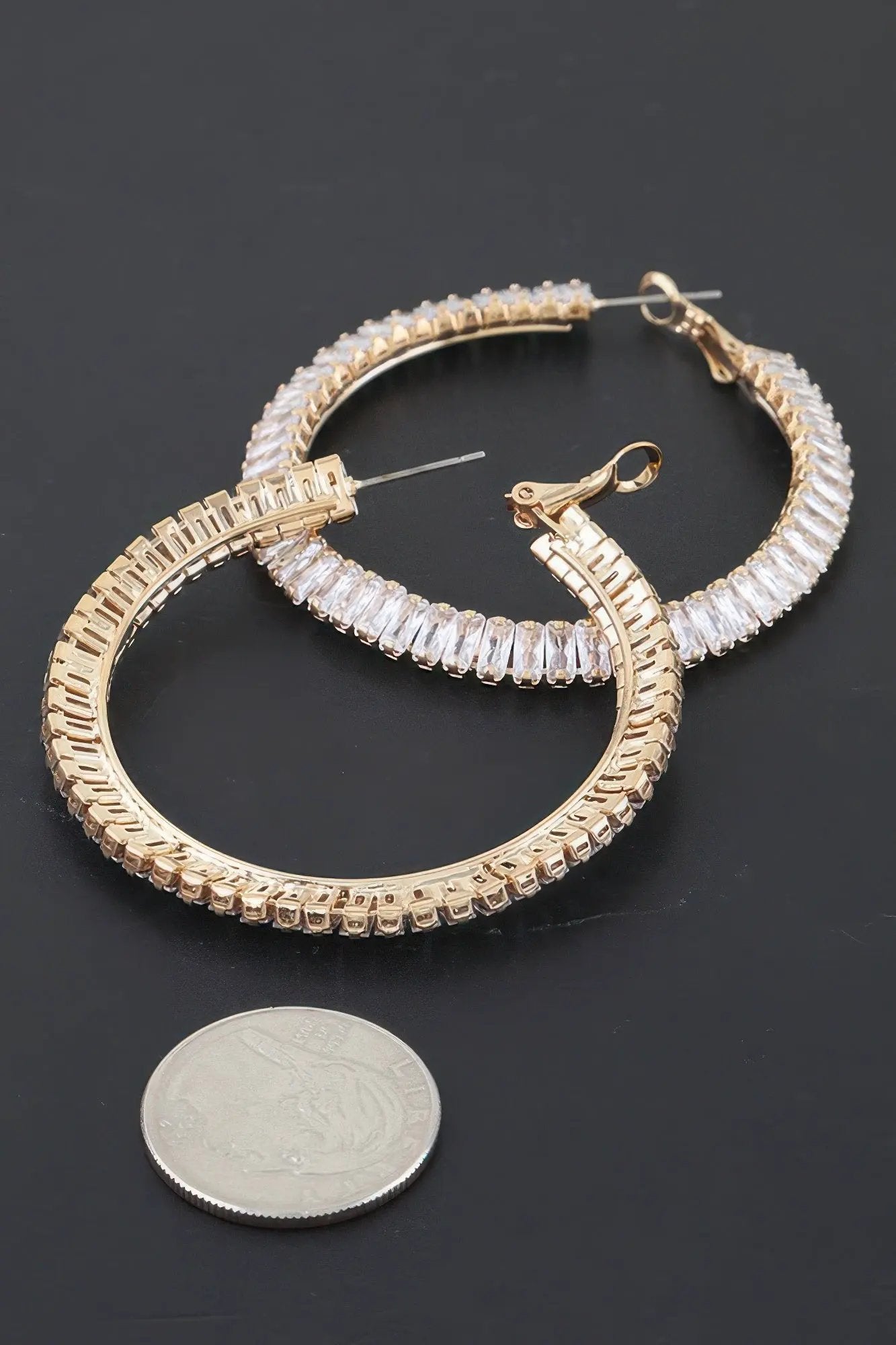 Women's Earrings Hoops Zirconia BYMANYC ® New York MADISON HOOPS - New Collection by BYMANYC New York