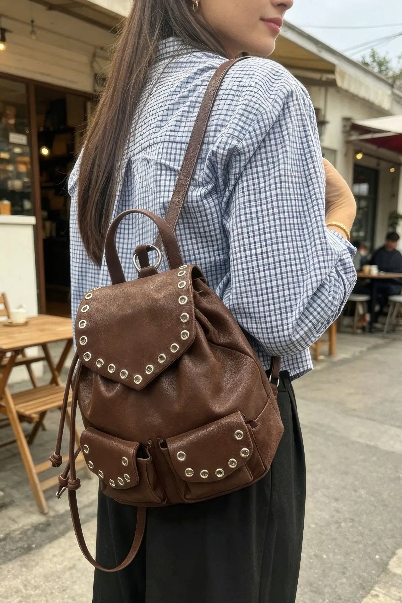 Women's Backpack Vegan Leather BYMANYC ® New York CONTEMPORARY SLEEK DAILY BAG - New Collection by BYMANYC New York