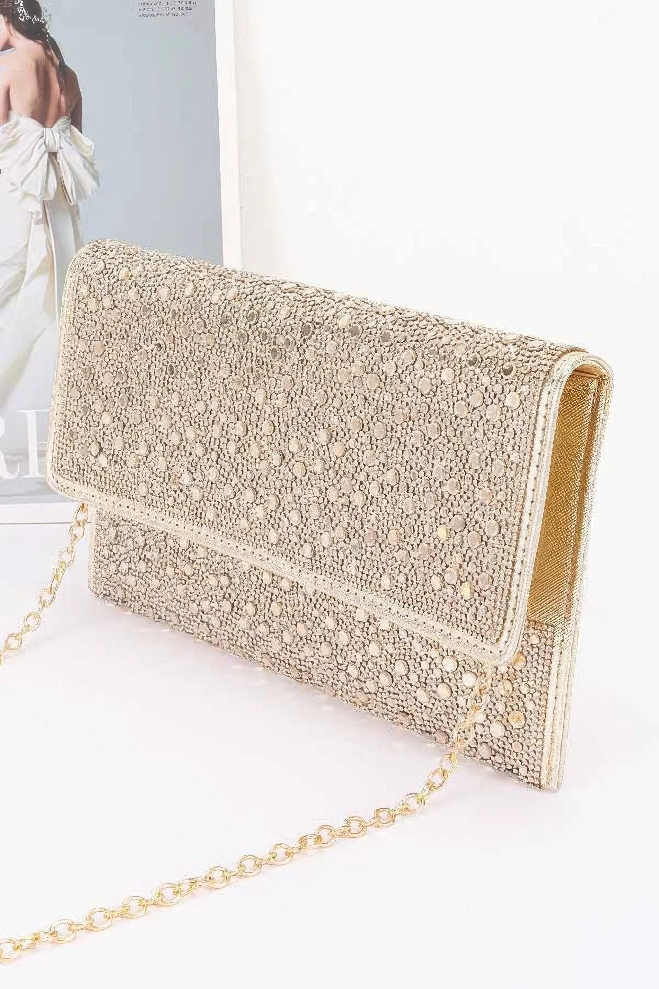 Women's Party Clutch Rhinestone Envelope BYMANYC ® New York SPARKLING ELEGANT EVENING PURSE - New Collection by BYMANYC New York