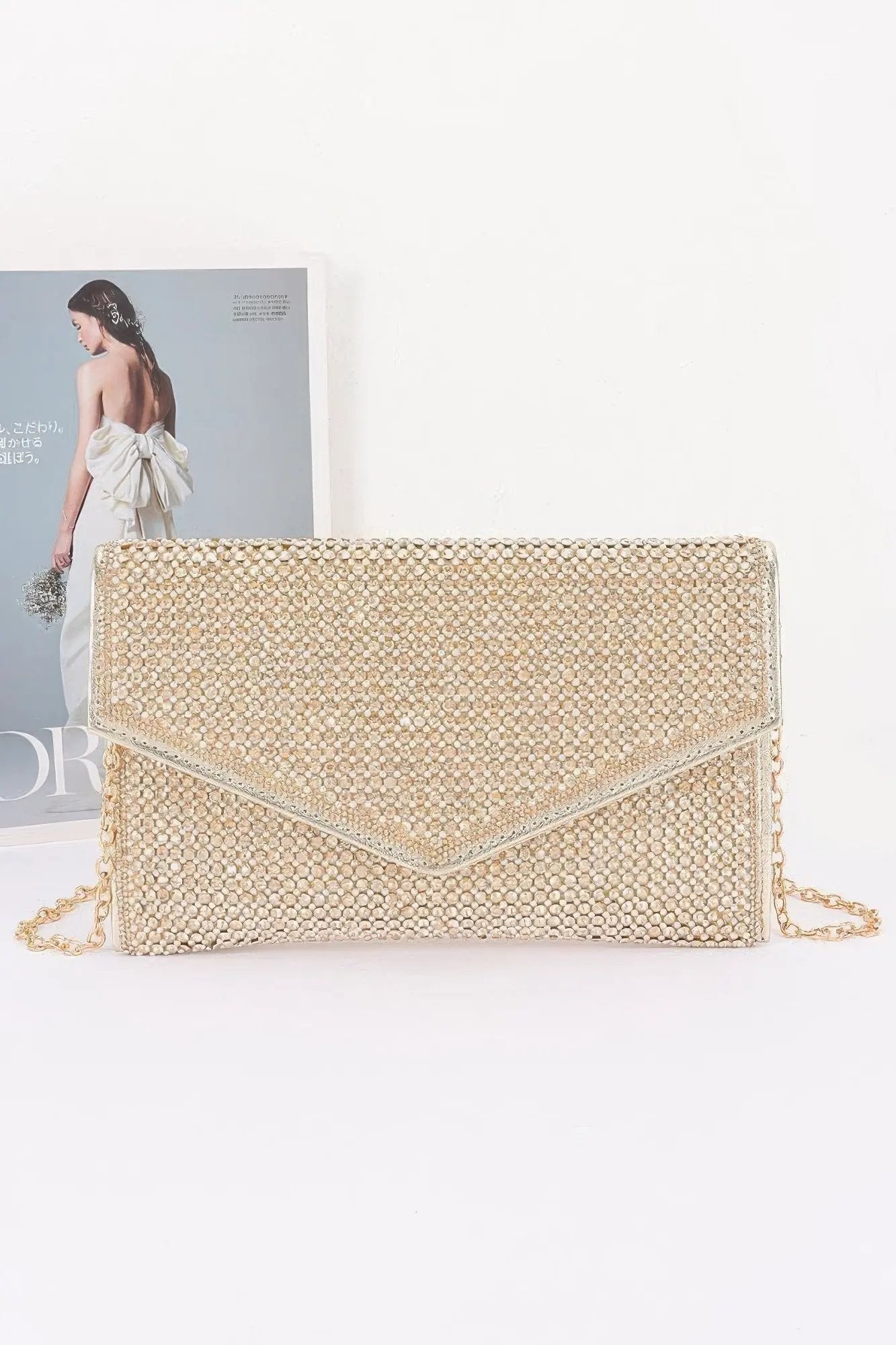 Women's Party Clutch Rhinestone Envelope BYMANYC ® New York SPARKLING ELEGANT EVENING PURSE - New Collection by BYMANYC New York
