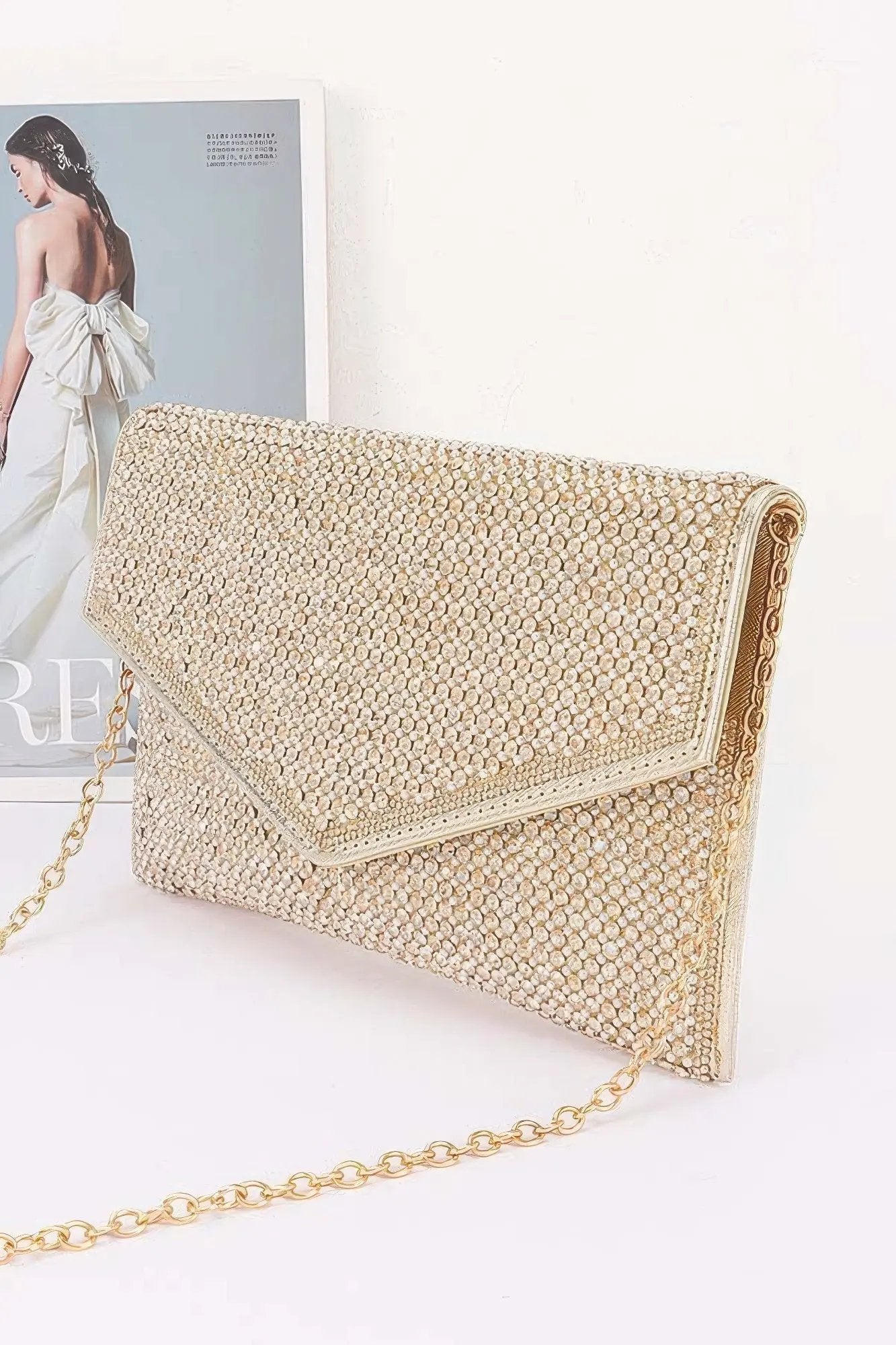 Women's Party Clutch Rhinestone Envelope BYMANYC ® New York SPARKLING ELEGANT EVENING PURSE - New Collection by BYMANYC New York