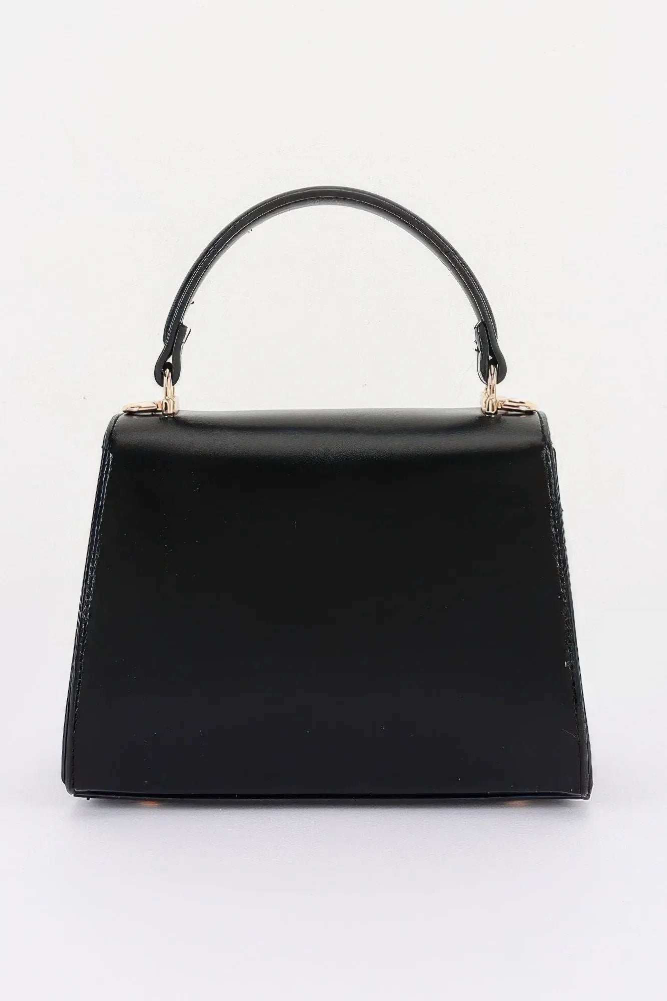 Women's Top Handle Bag Vegan Leather Flap BYMANYC ® New York CONTEMPORARY SLEEK STRUCTURED PURSE - New Collection by BYMANYC New York