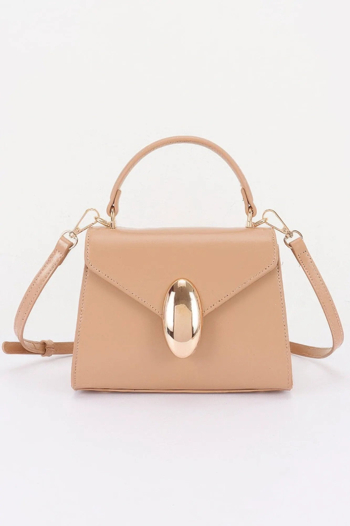 Women's Top Handle Bag Vegan Leather Flap BYMANYC ® New York CONTEMPORARY SLEEK STRUCTURED PURSE - New Collection by BYMANYC New York