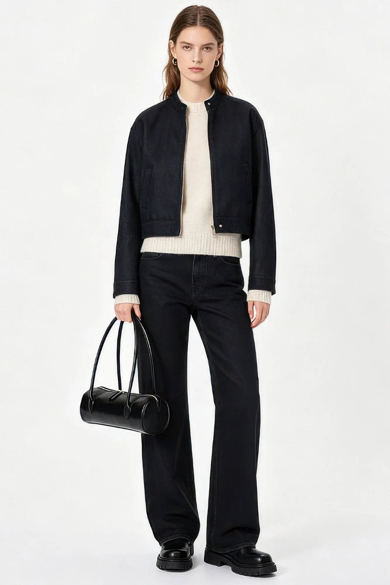 Women's Shoulder Bag Vegan Leather Rectangular BYMANYC ® New York CONTEMPORARY SLEEK STRUCTURED PURSE - New Collection by BYMANYC New York