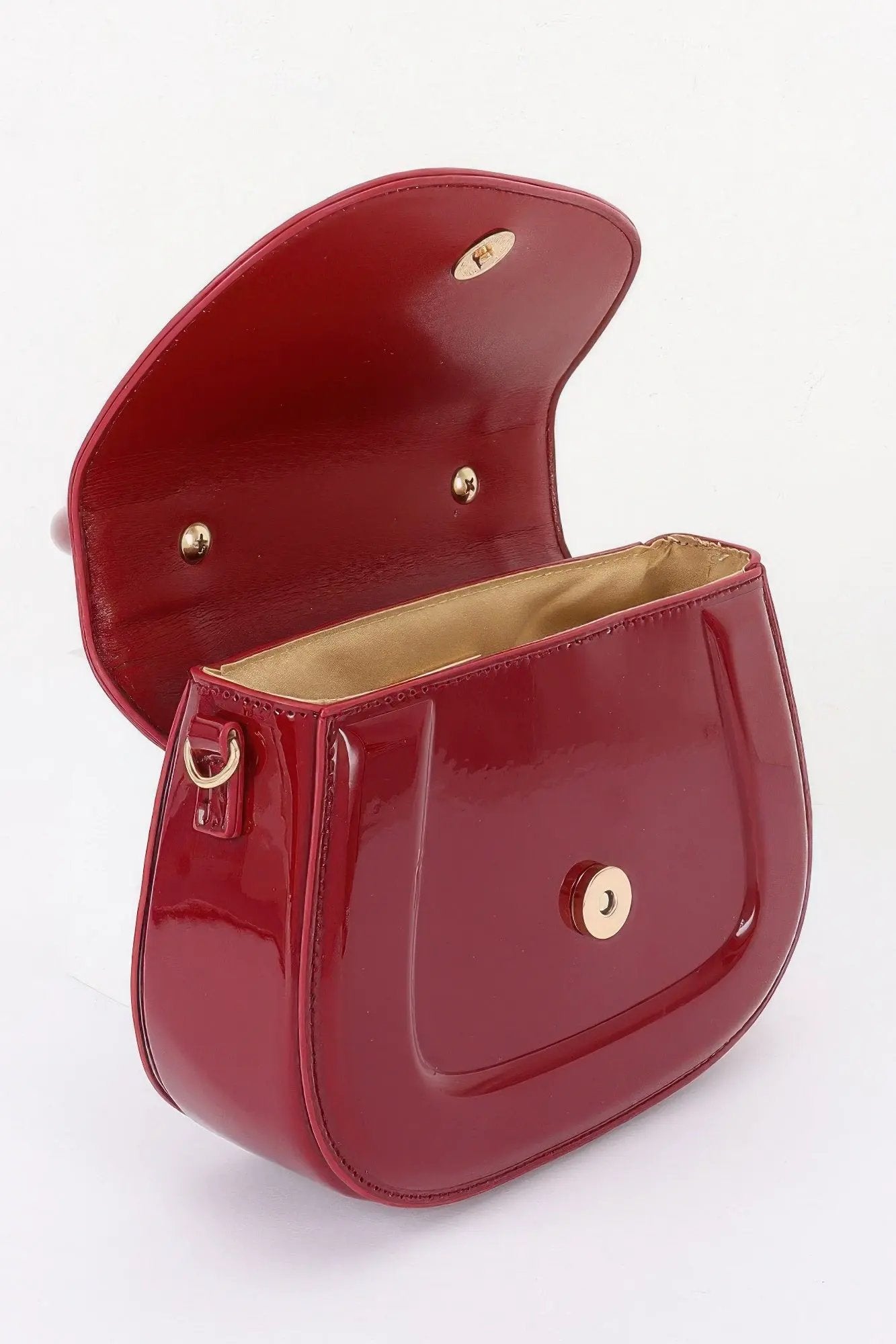 Women's Top Handle Bag Patent Leather BYMANYC ® New York GLOSSY SLEEK STRUCTURED PURSE - New Collection by BYMANYC New York