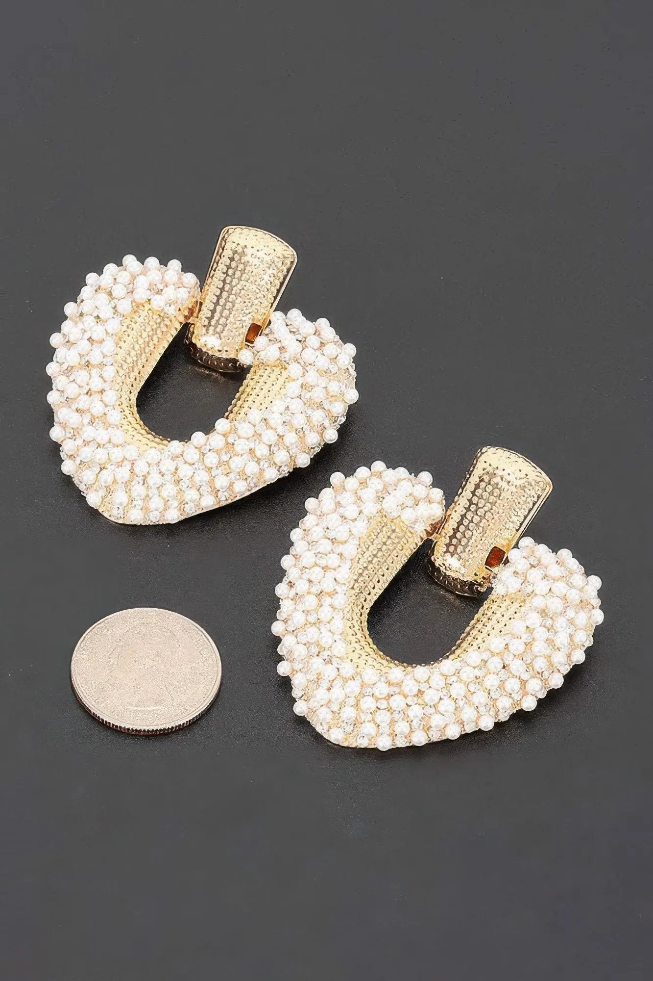 Women's Earrings Drops Door Knocker BYMANYC ® New York SOHO U-FRAME - New Collection by BYMANYC New York